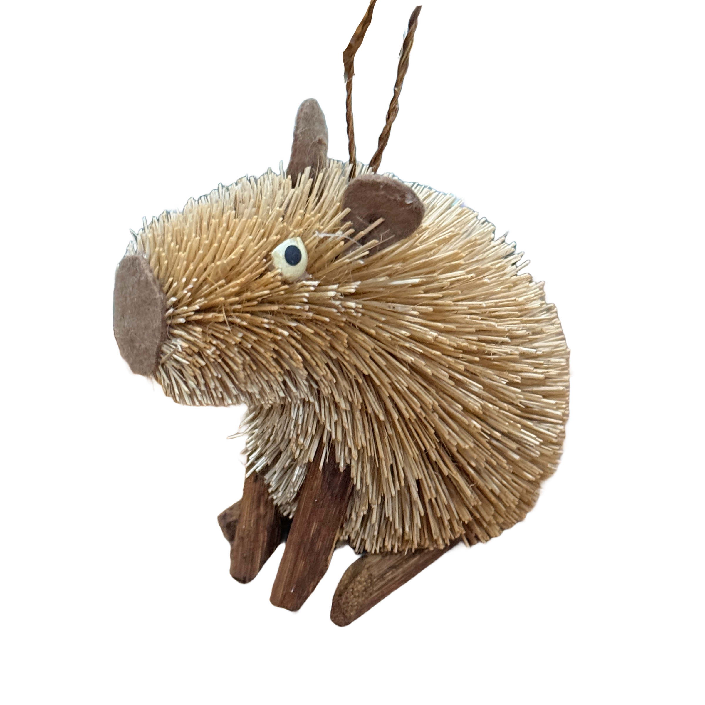 Bristle Capybara Decoration, 10cm