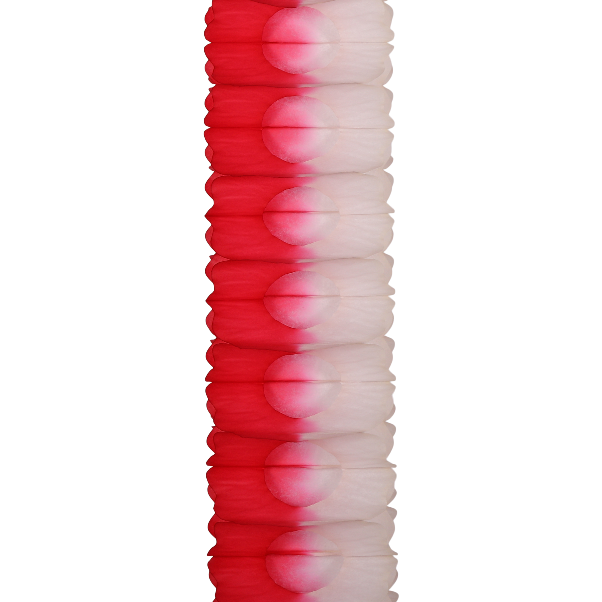 Two-Tone Garland 4m, Crimson & Natural