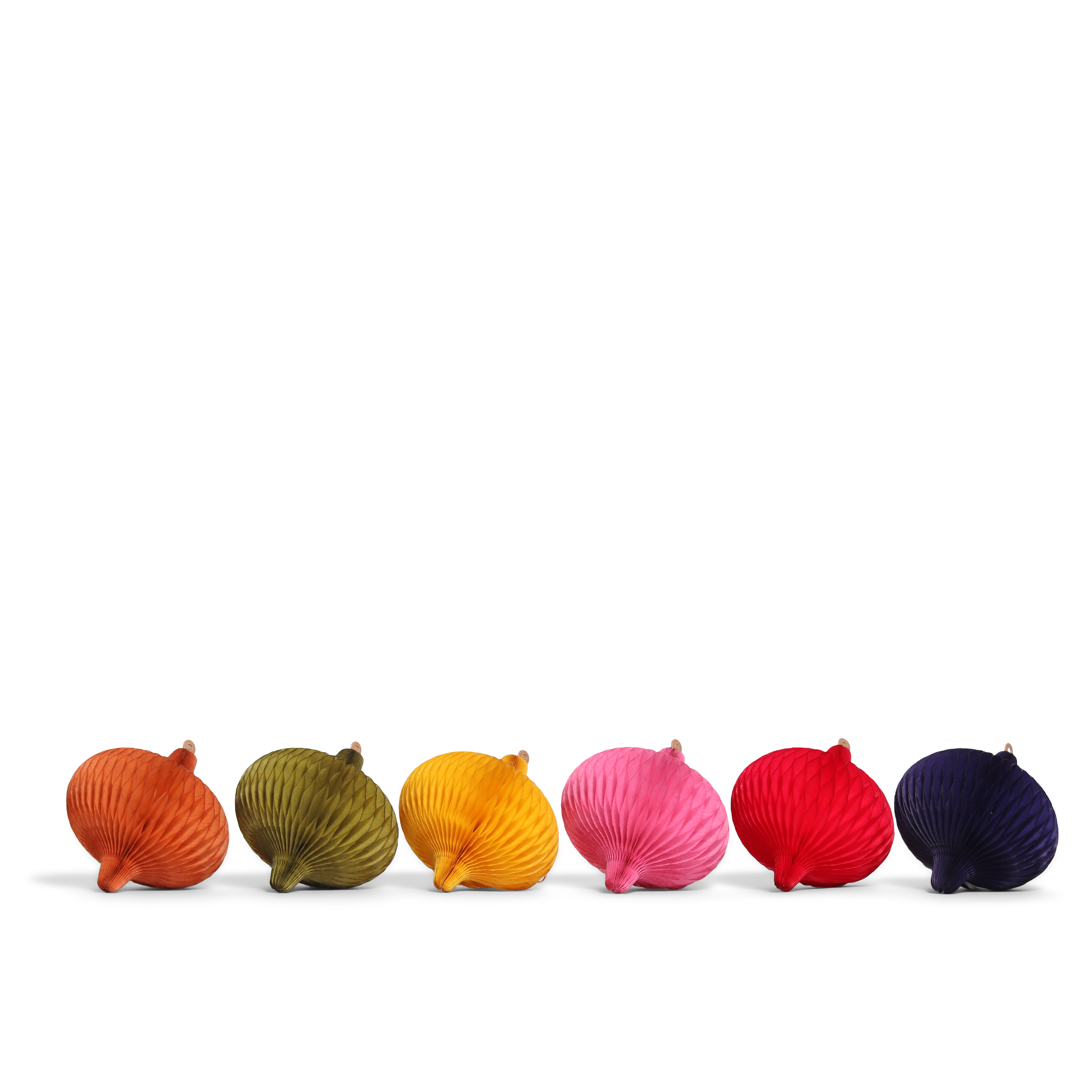 Honeycomb Onion 8cm Festive Set of 6