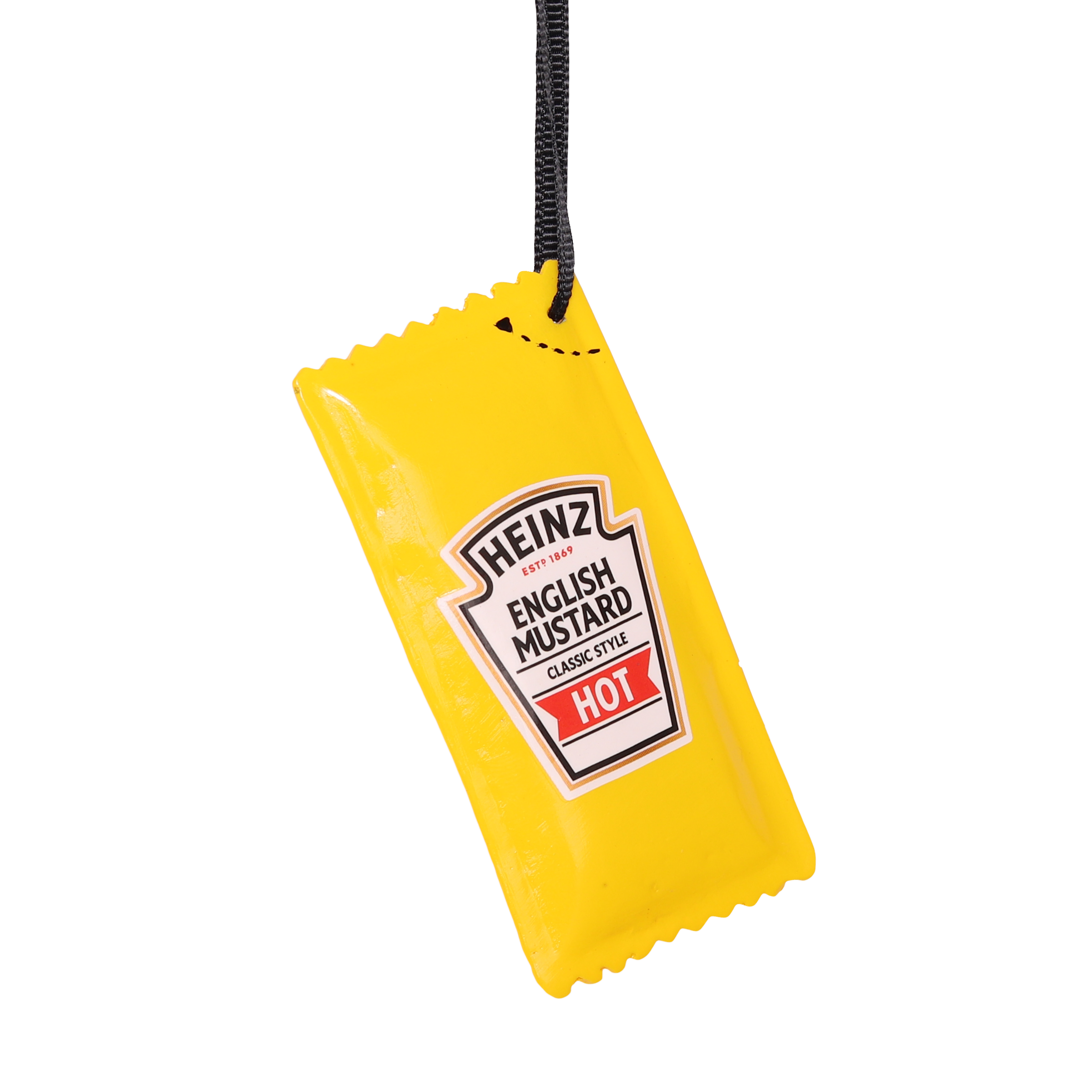 HEINZ Mustard Sachet Resin Decoration, 8cm