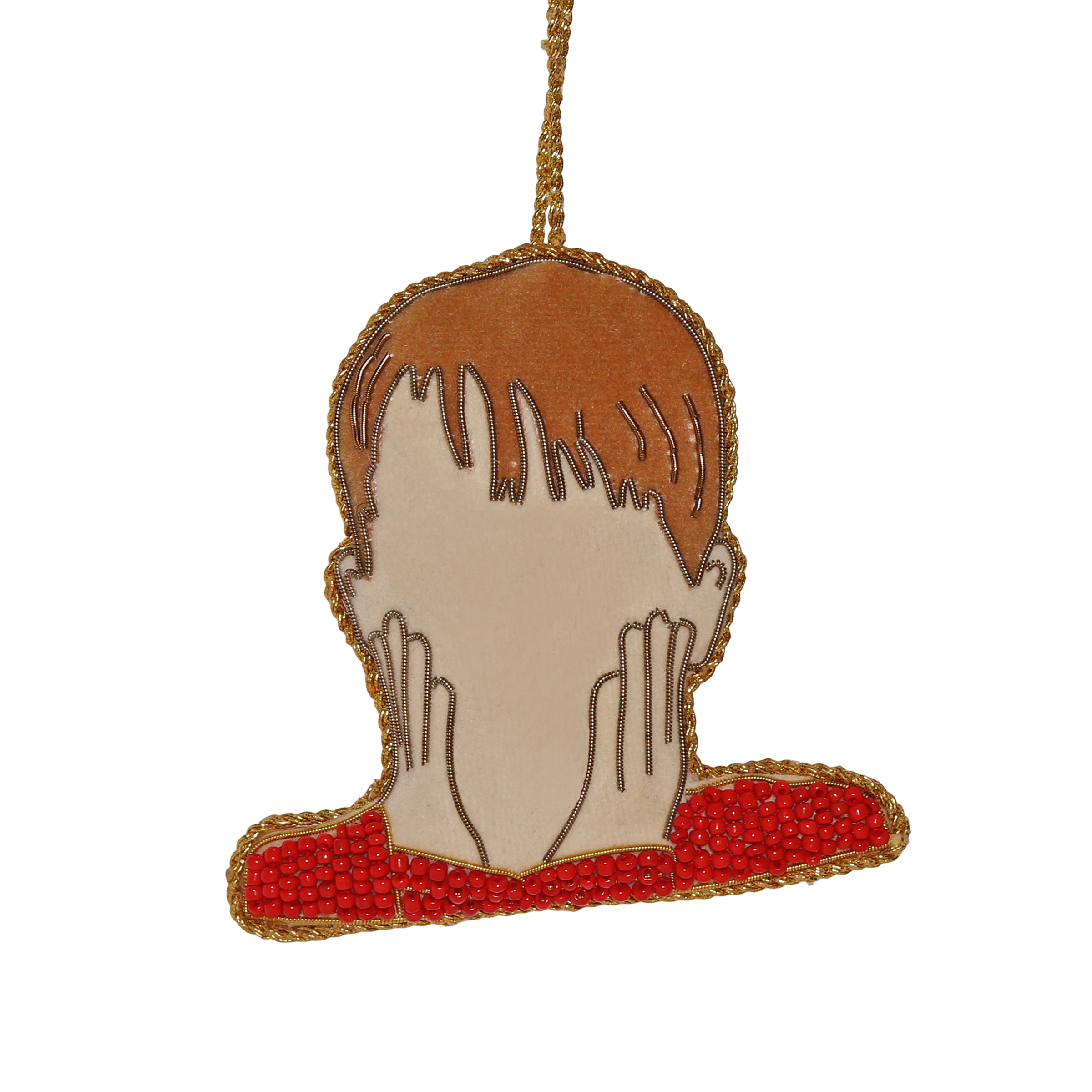Kevin Embroidered Decoration, 10cm
