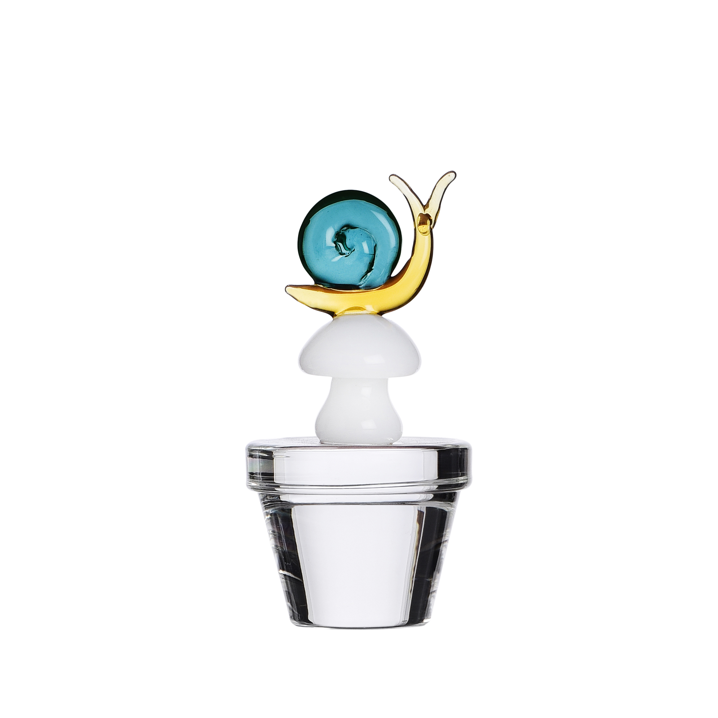 Snail Glass Paperweight