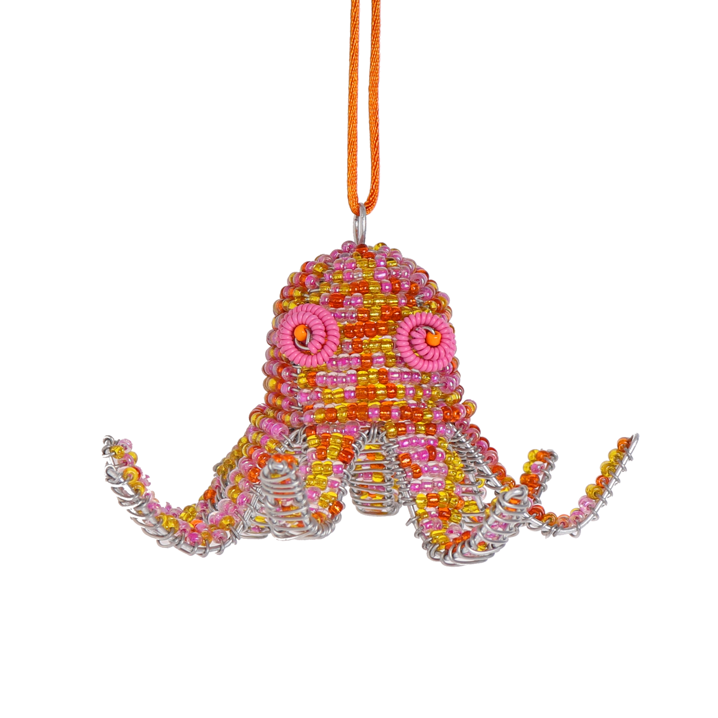 Beaded Octopus Decoration, 10cm
