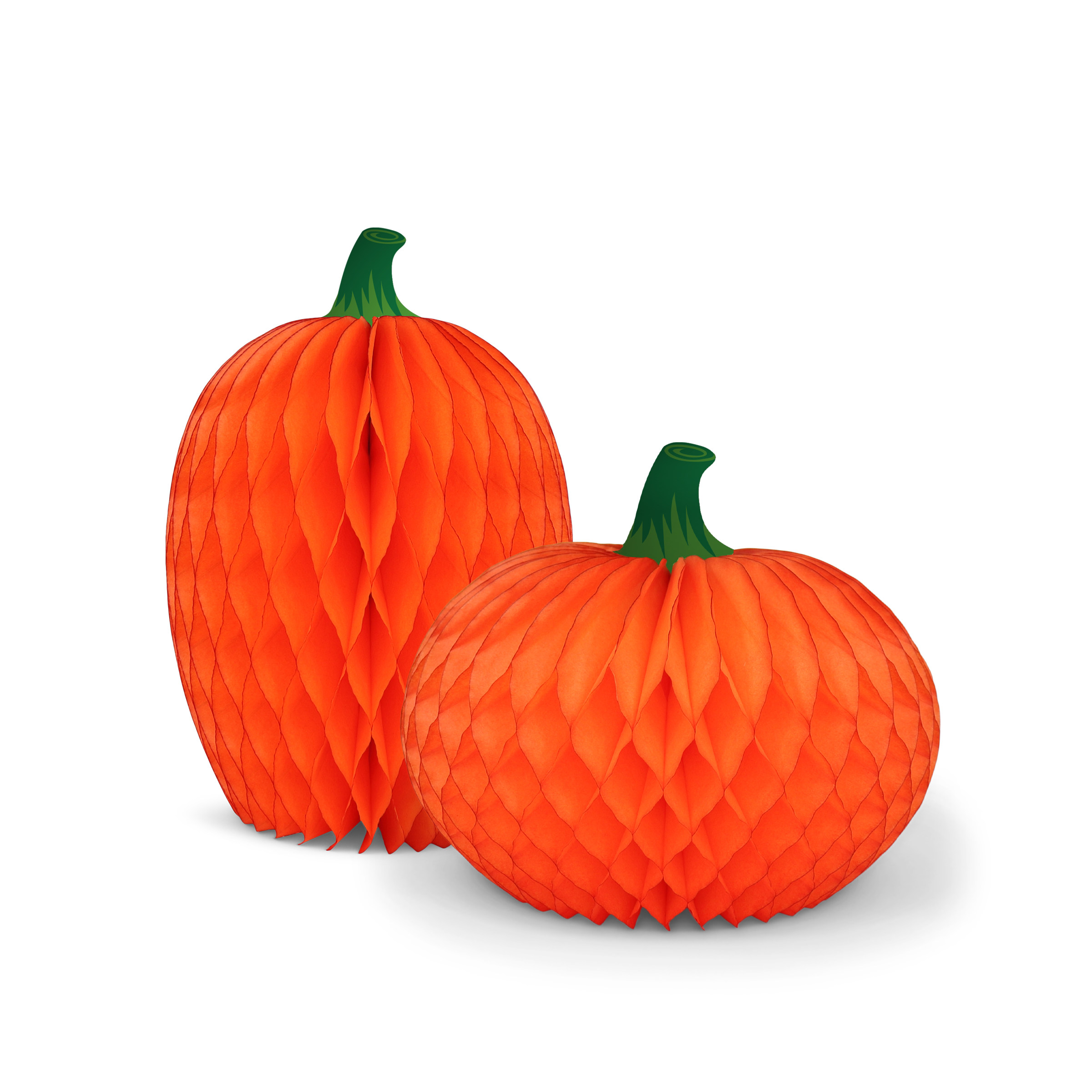 Honeycomb Pumpkin Duo Orange