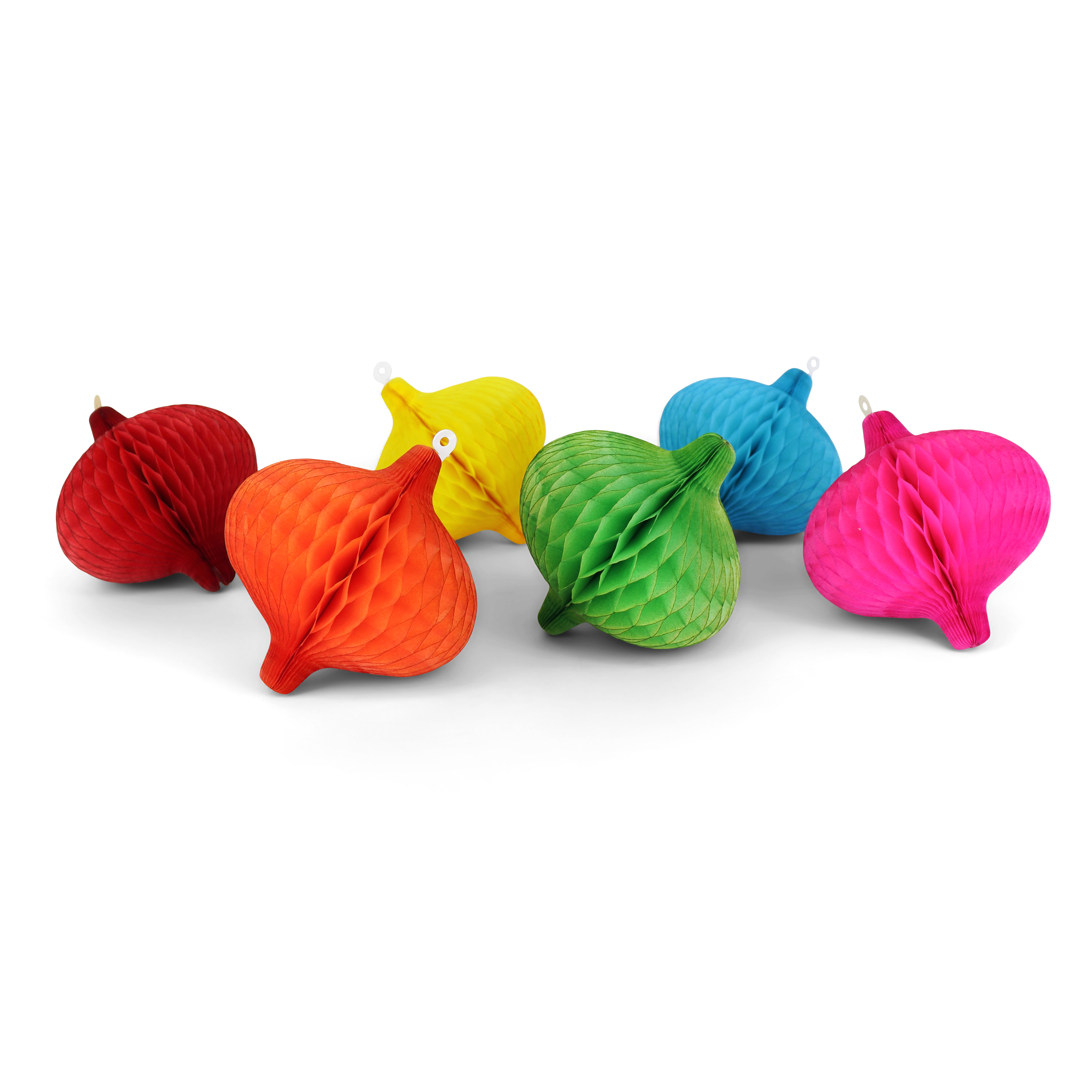 Honeycomb Onion 8cm Rainbow, Set of 6