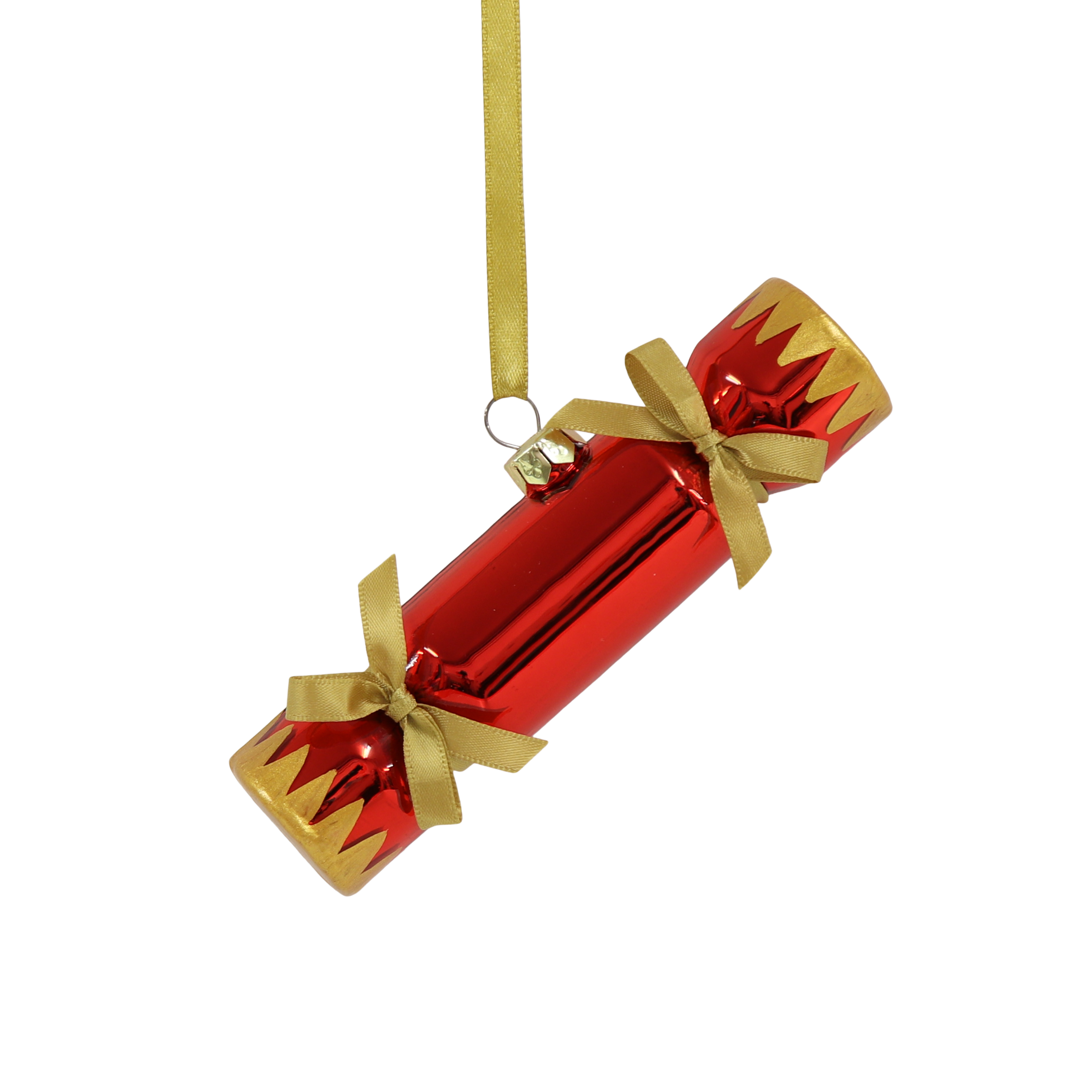 Christmas Cracker Decoration Red, 12cm