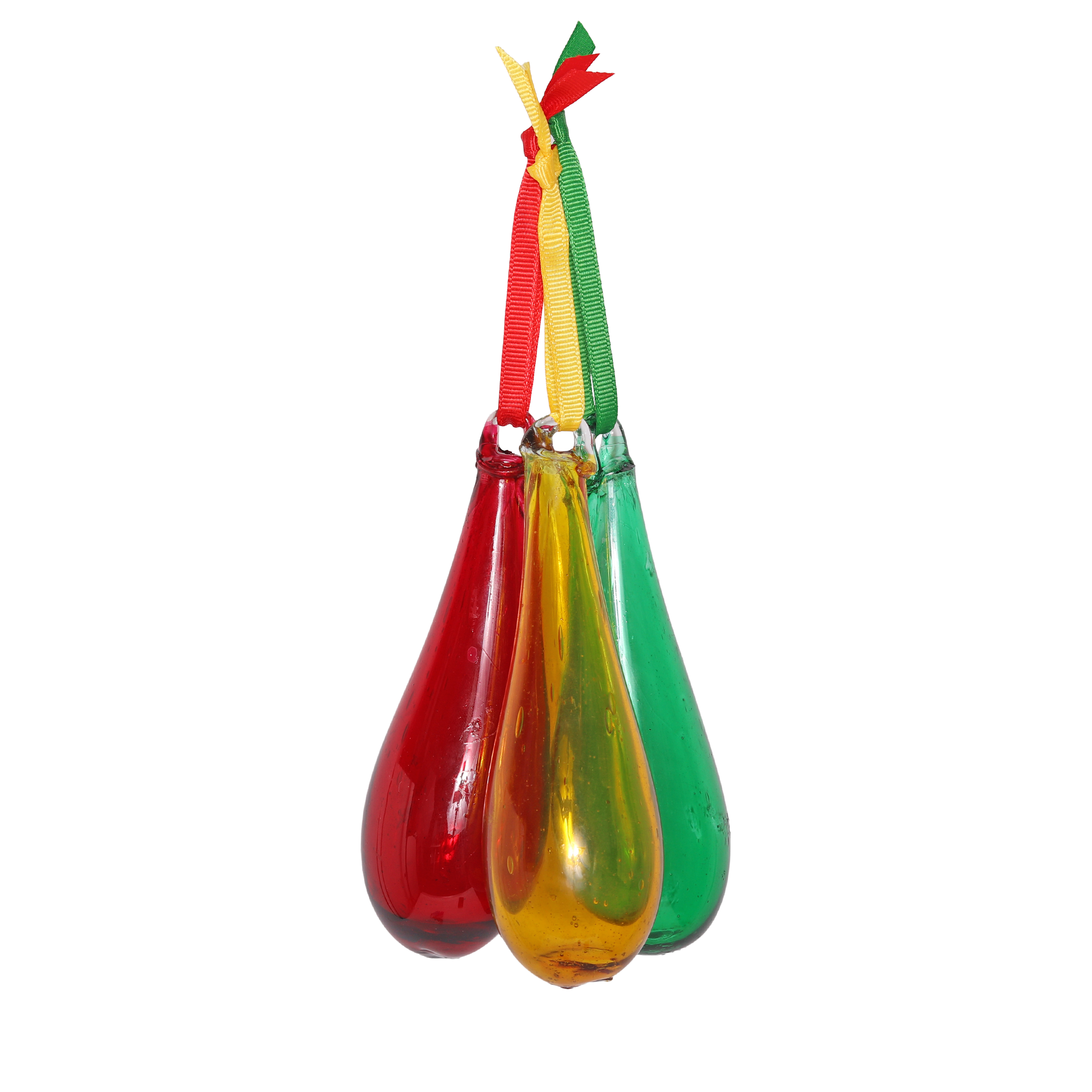 Organic Glass Droplet 10cm, Green