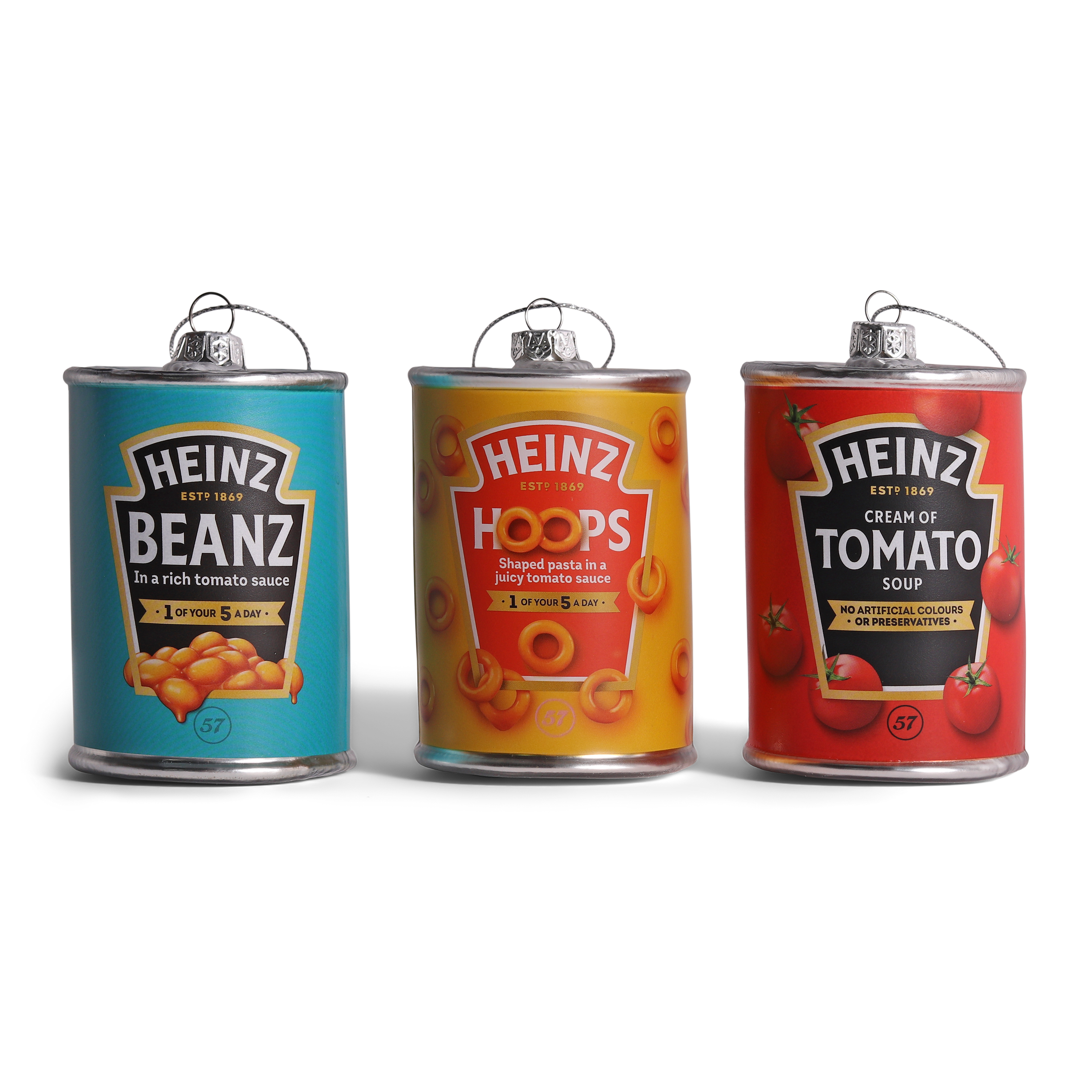 HEINZ Beanz Glass Decoration, 8cm