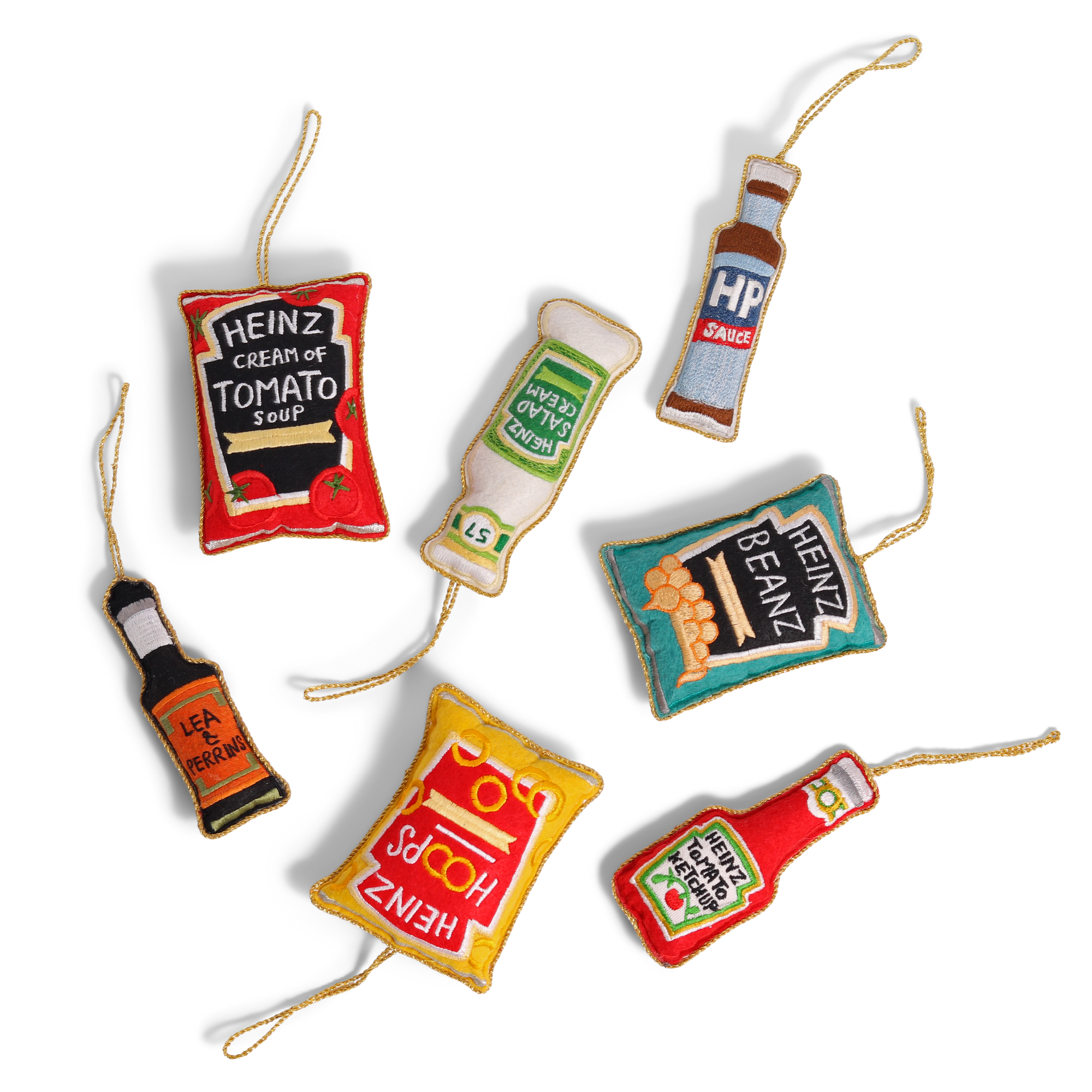 Lea & Perrins Embroidered Decoration, 10cm