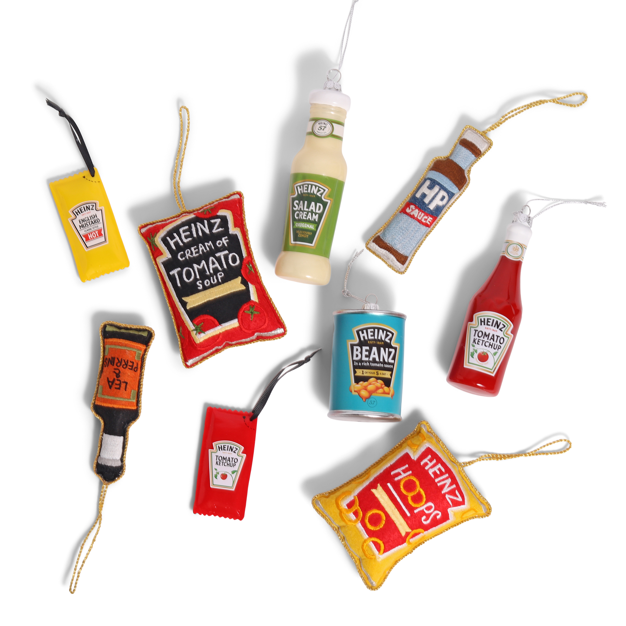 HEINZ Mustard Sachet Resin Decoration, 8cm