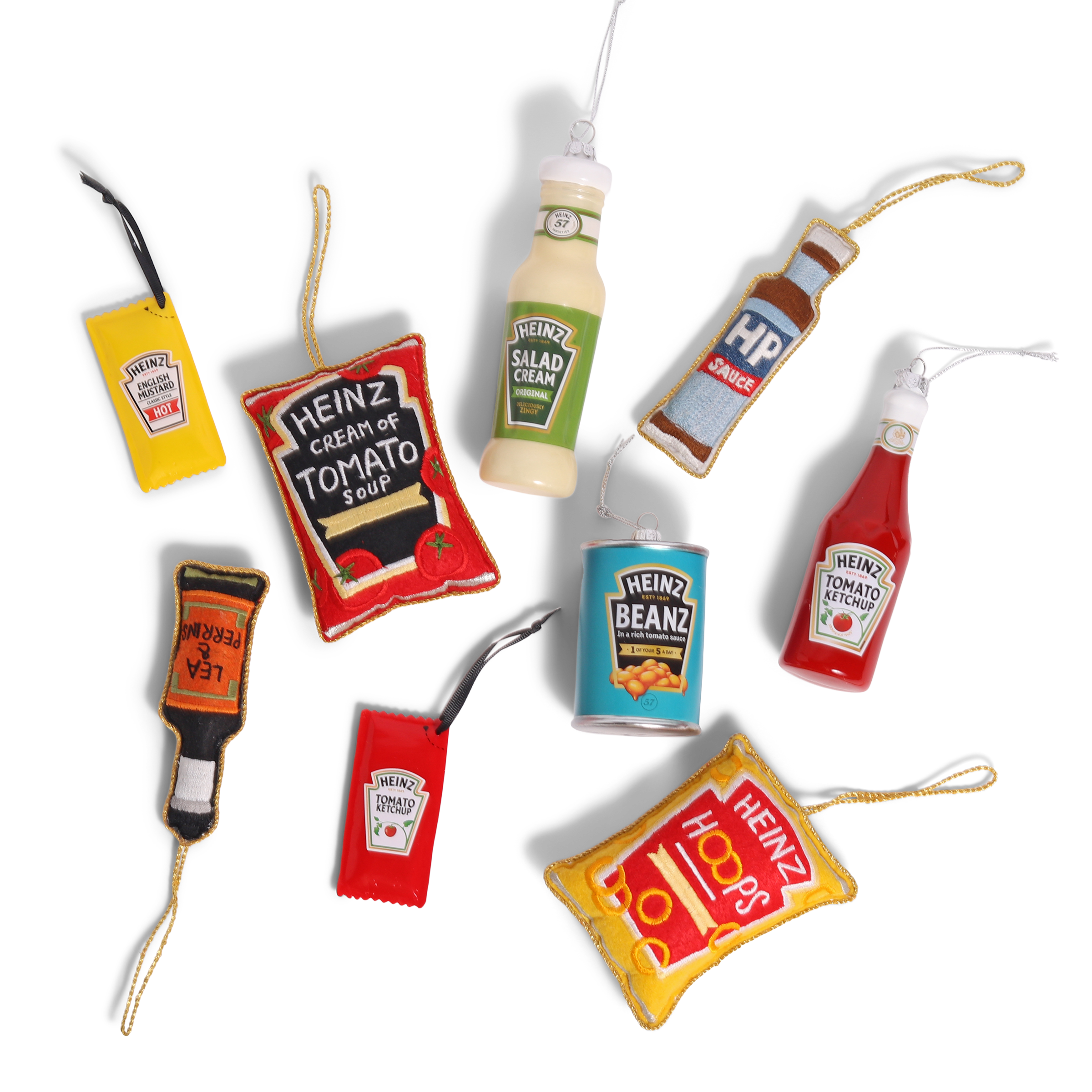 HEINZ Mustard Sachet Resin Decoration, 8cm
