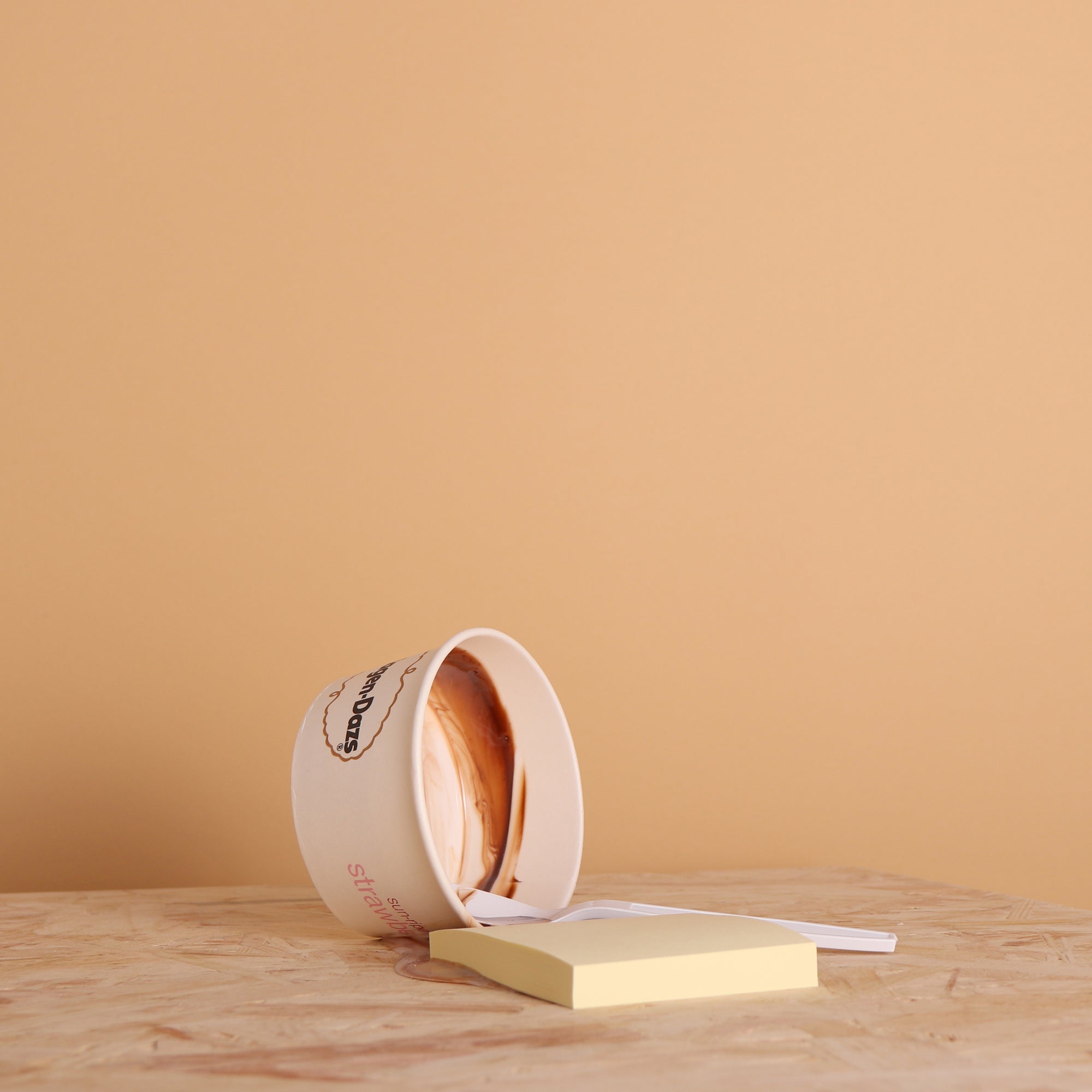 Ice Cream Cup With Post It