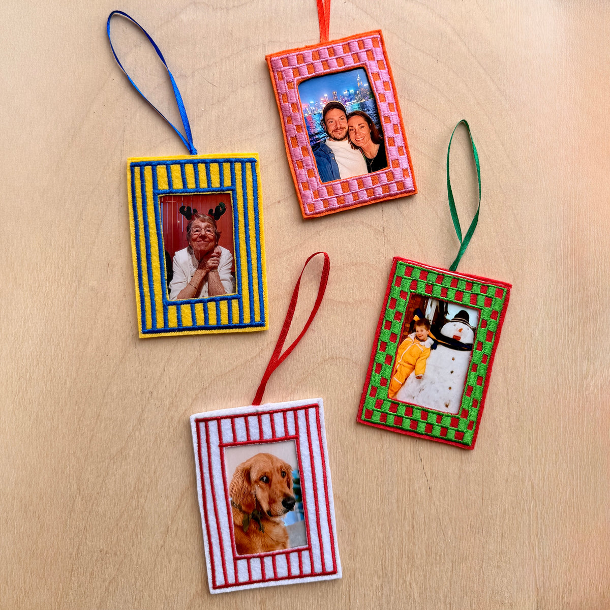Photo Frame Embroidered Decoration