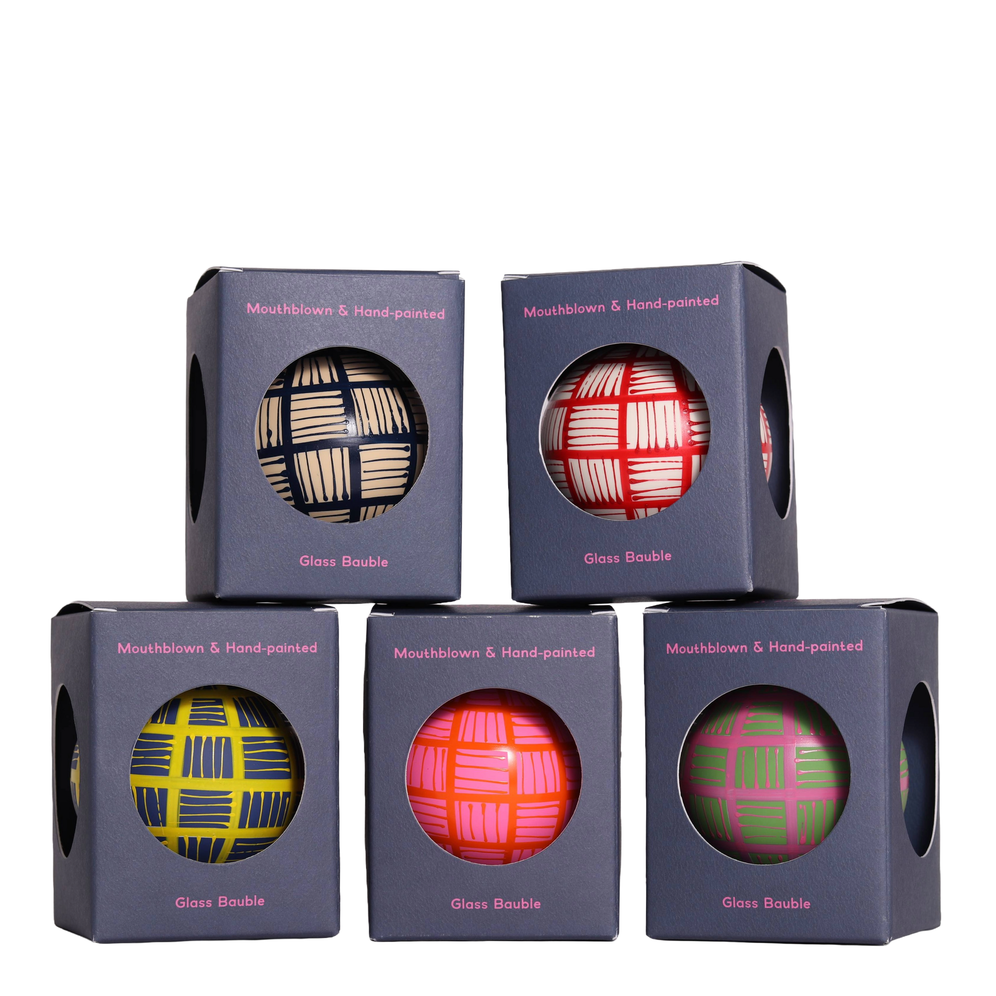 Lines Glass Bauble