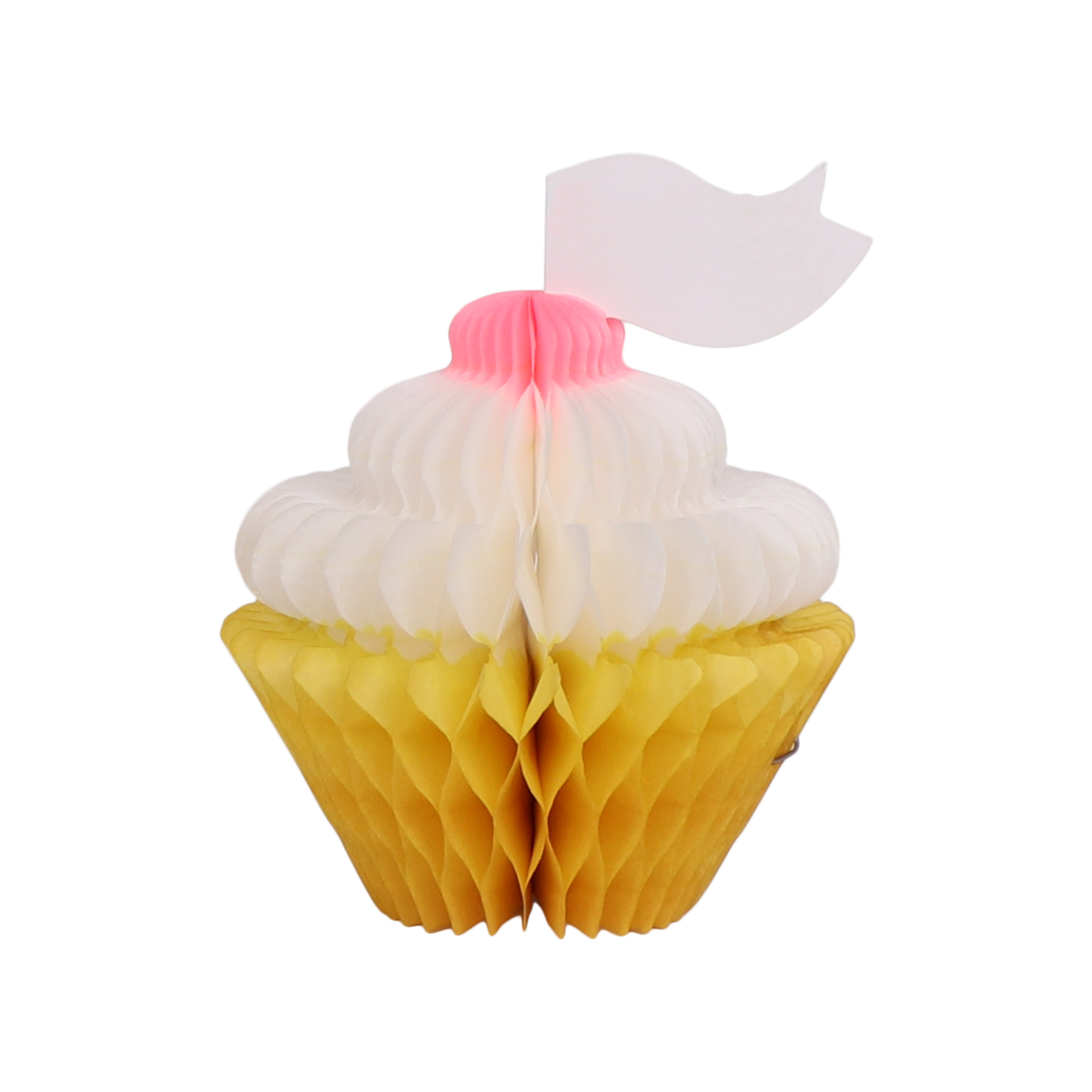 Honeycomb Cupcake Decoration 10cm, Pack of 5