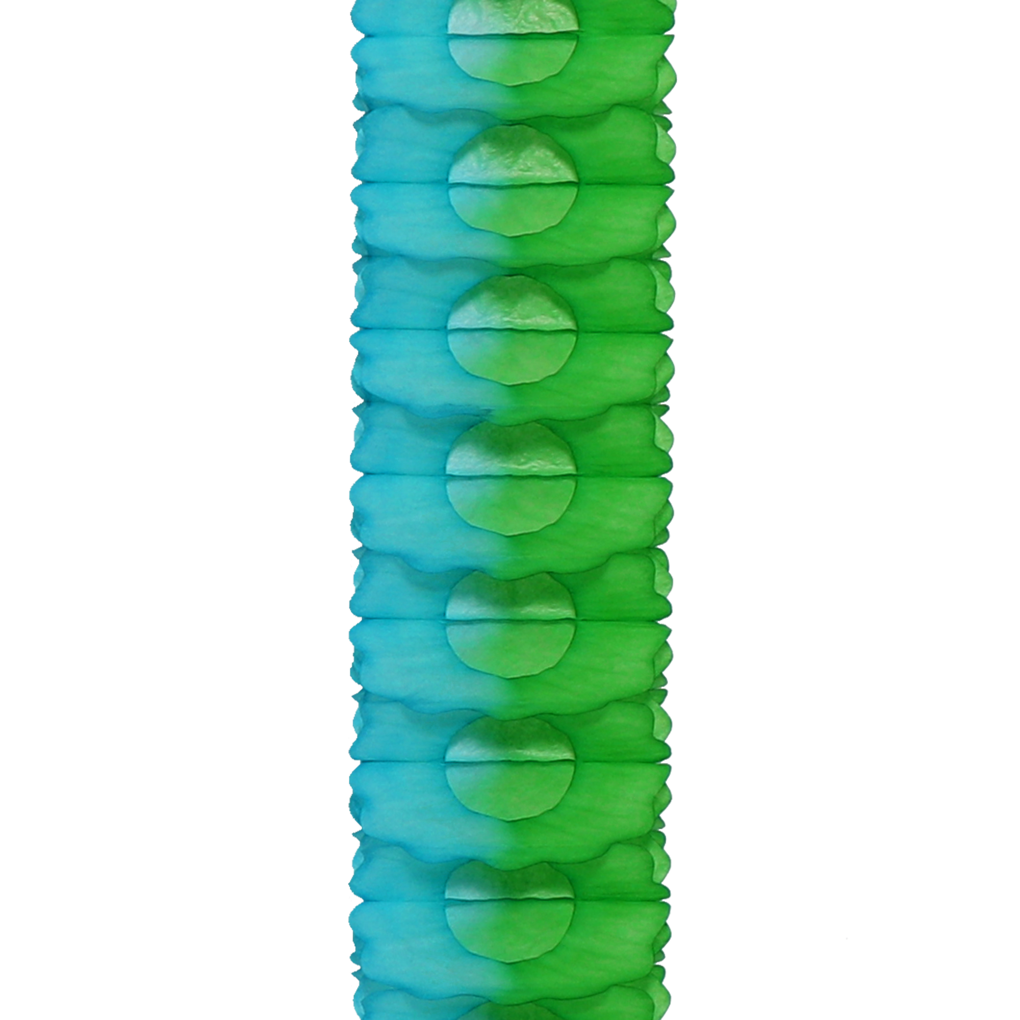 Classic Garland Two-Tone 4m Green & Blue