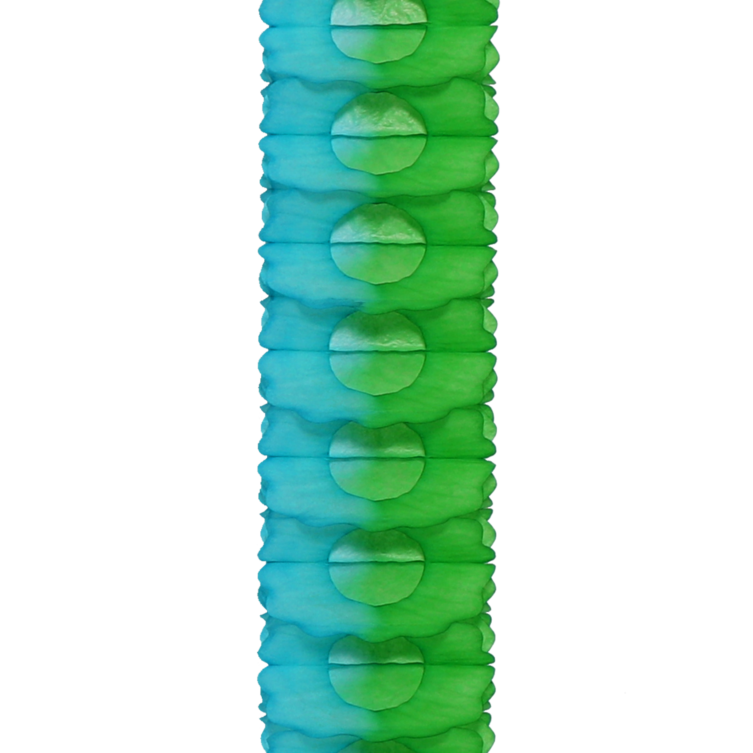 Classic Garland Two-Tone 4m Green & Blue