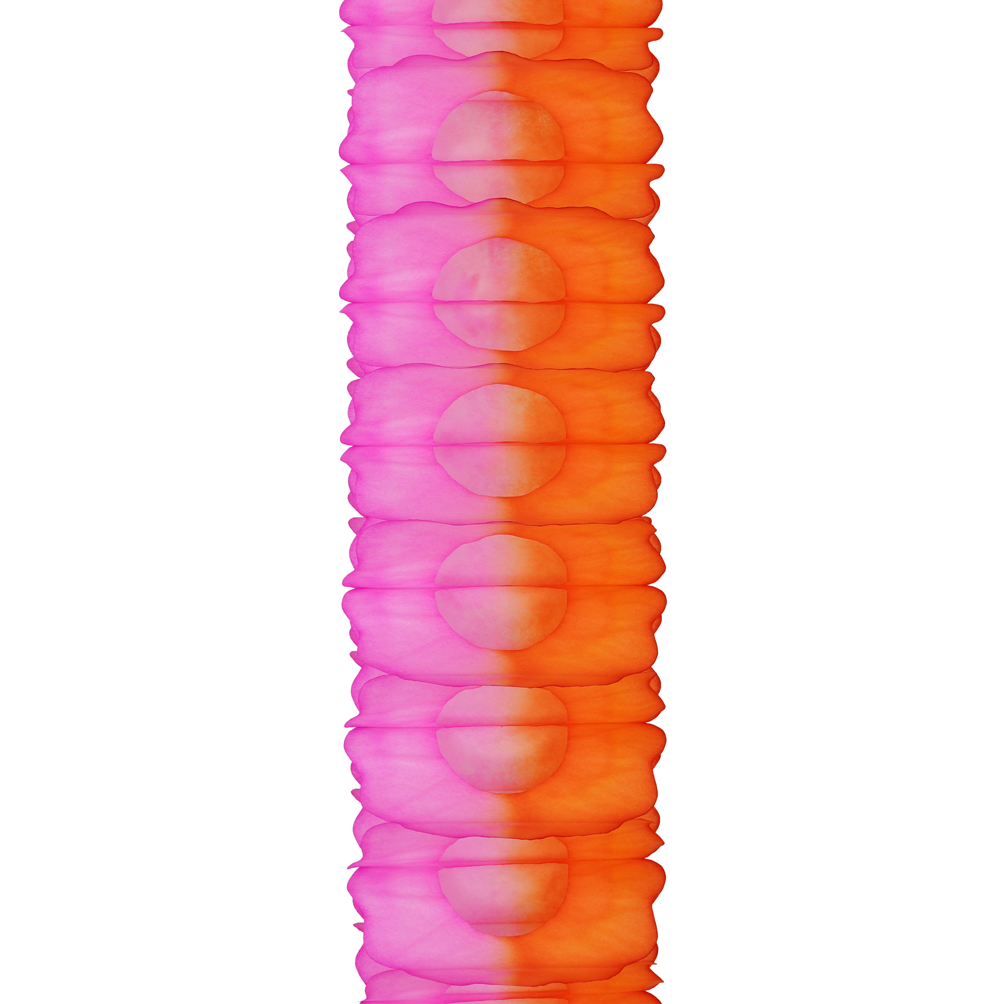 Classic Garland Two-Tone 4m Orange & Pink