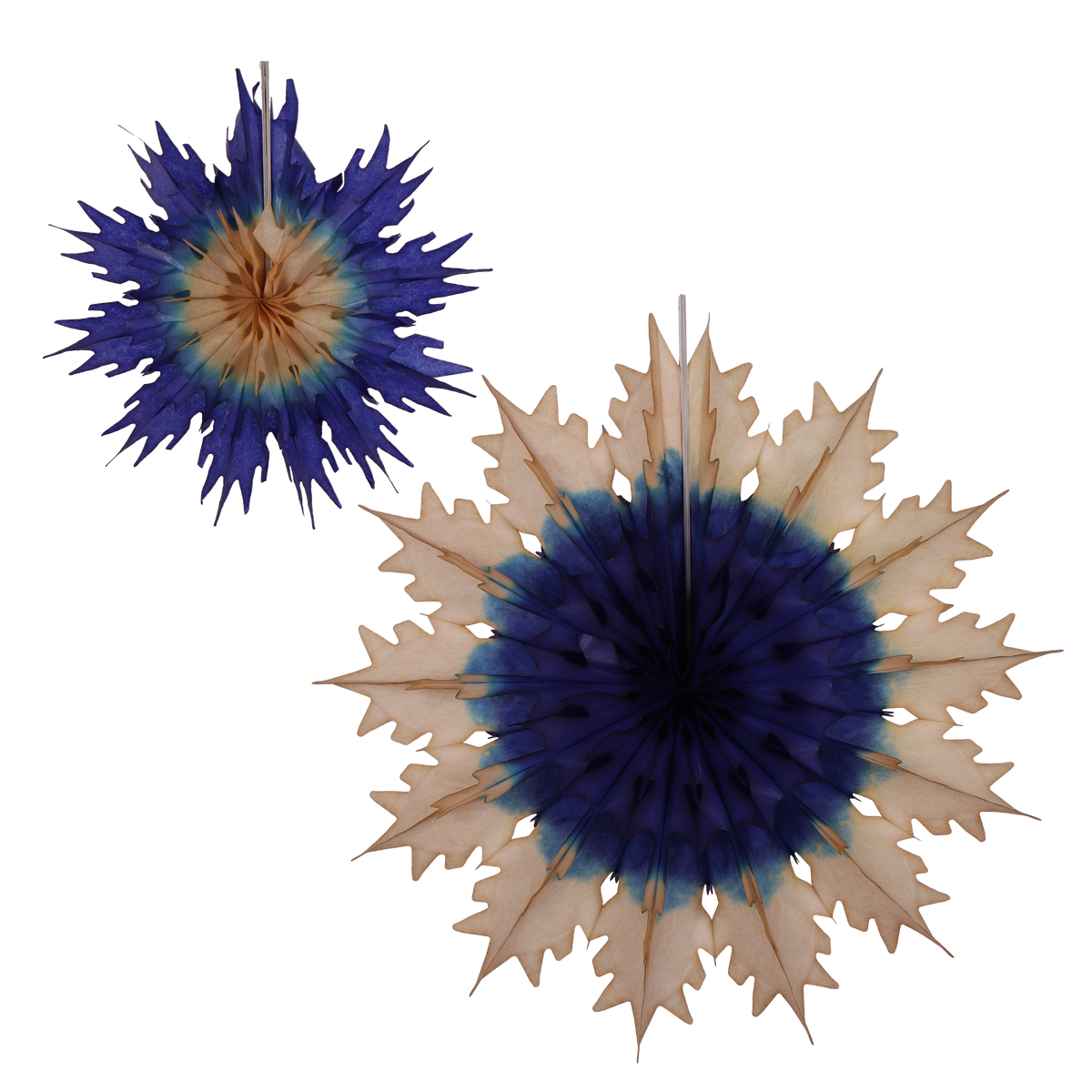 Two-Tone Snowflake Duo