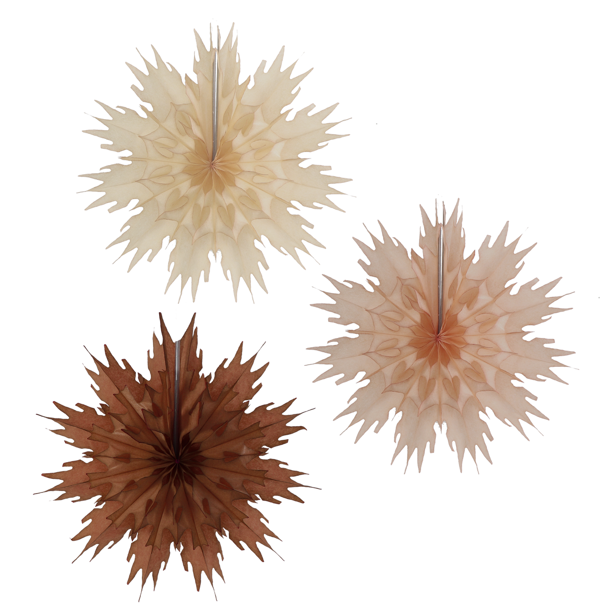 Mini Snowflake Trio