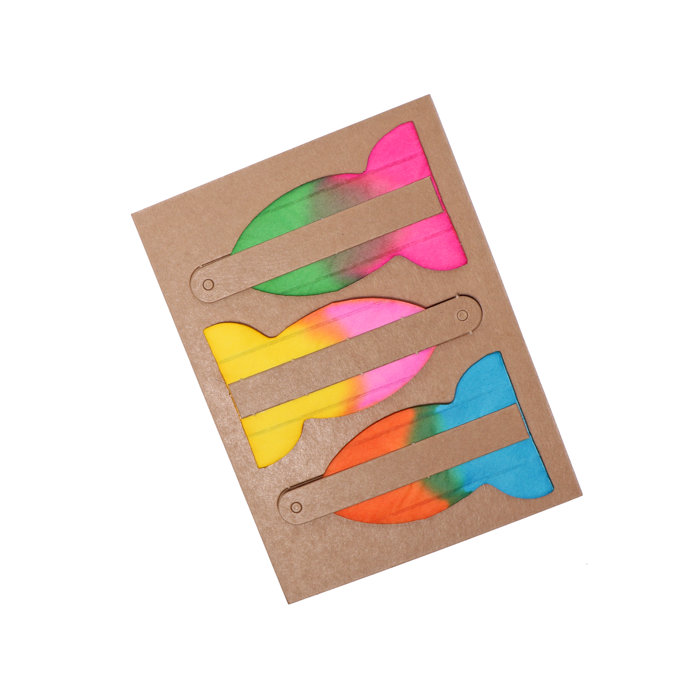 Flower Fan 15cm Two-Tone V.2, Set of 3