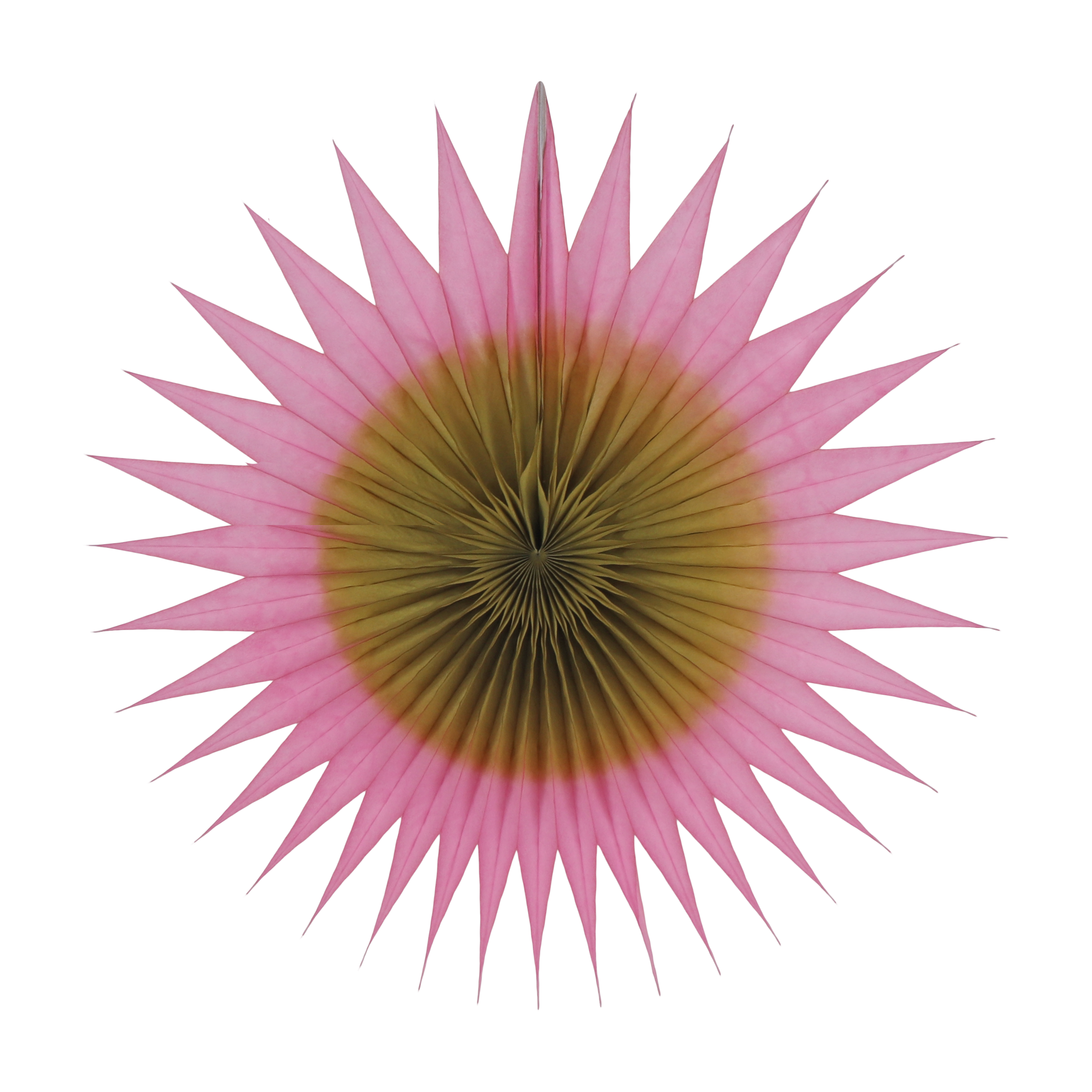 Pointed Two-Tone Fan 40cm