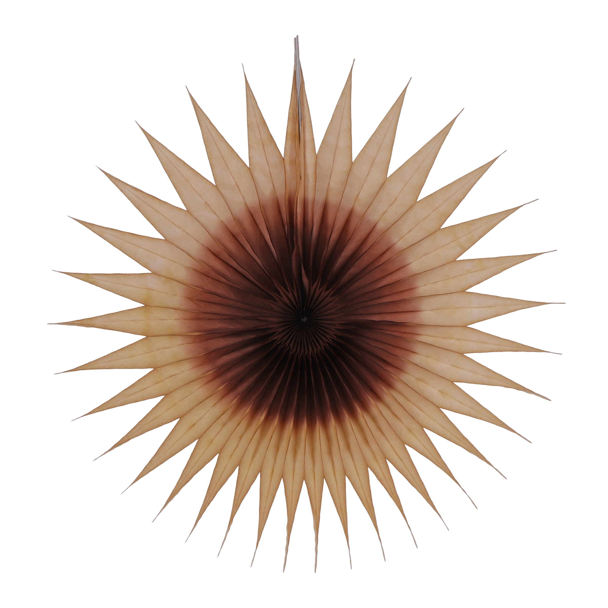 Pointed Two-Tone Fan 40cm