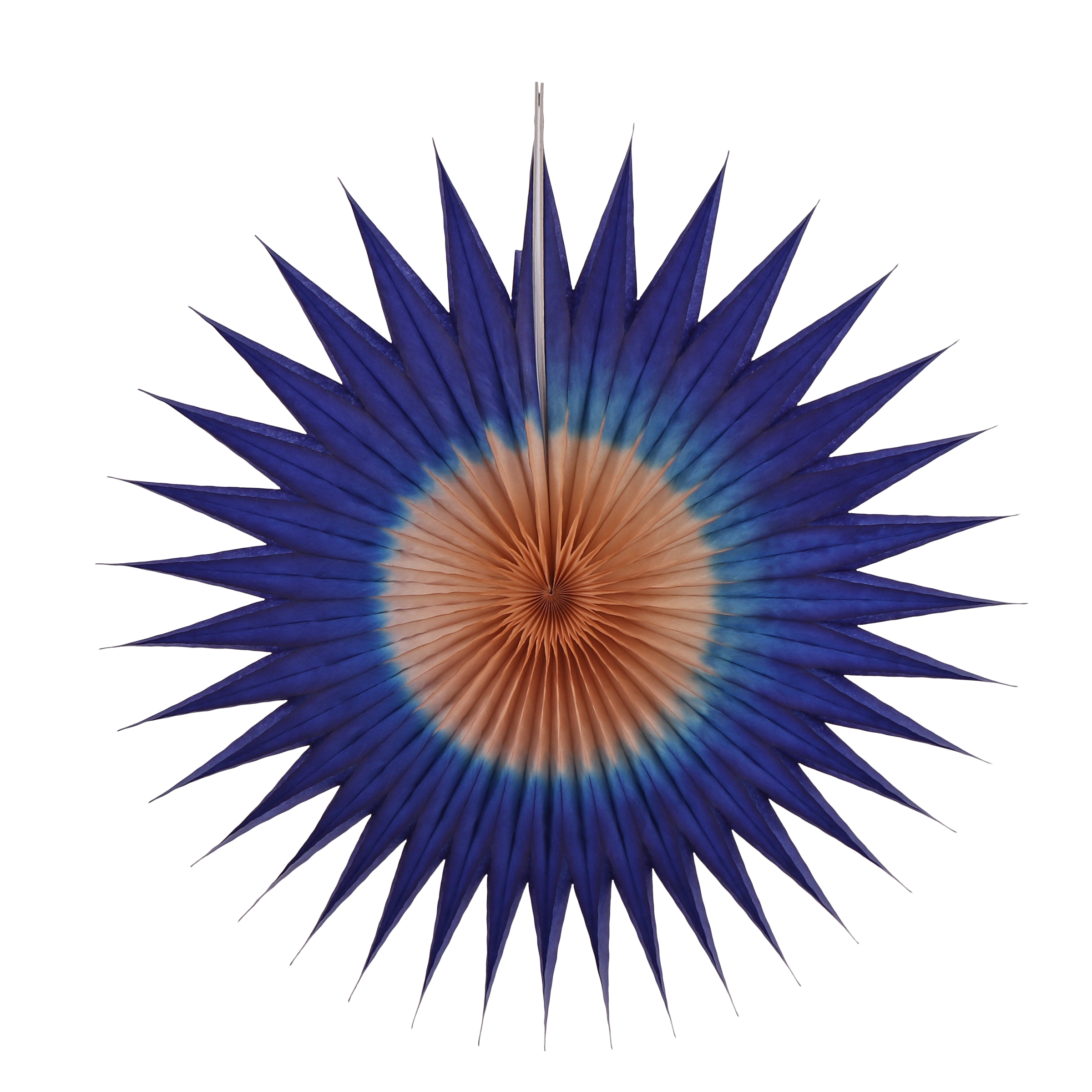 Pointed Two-Tone Fan 40cm