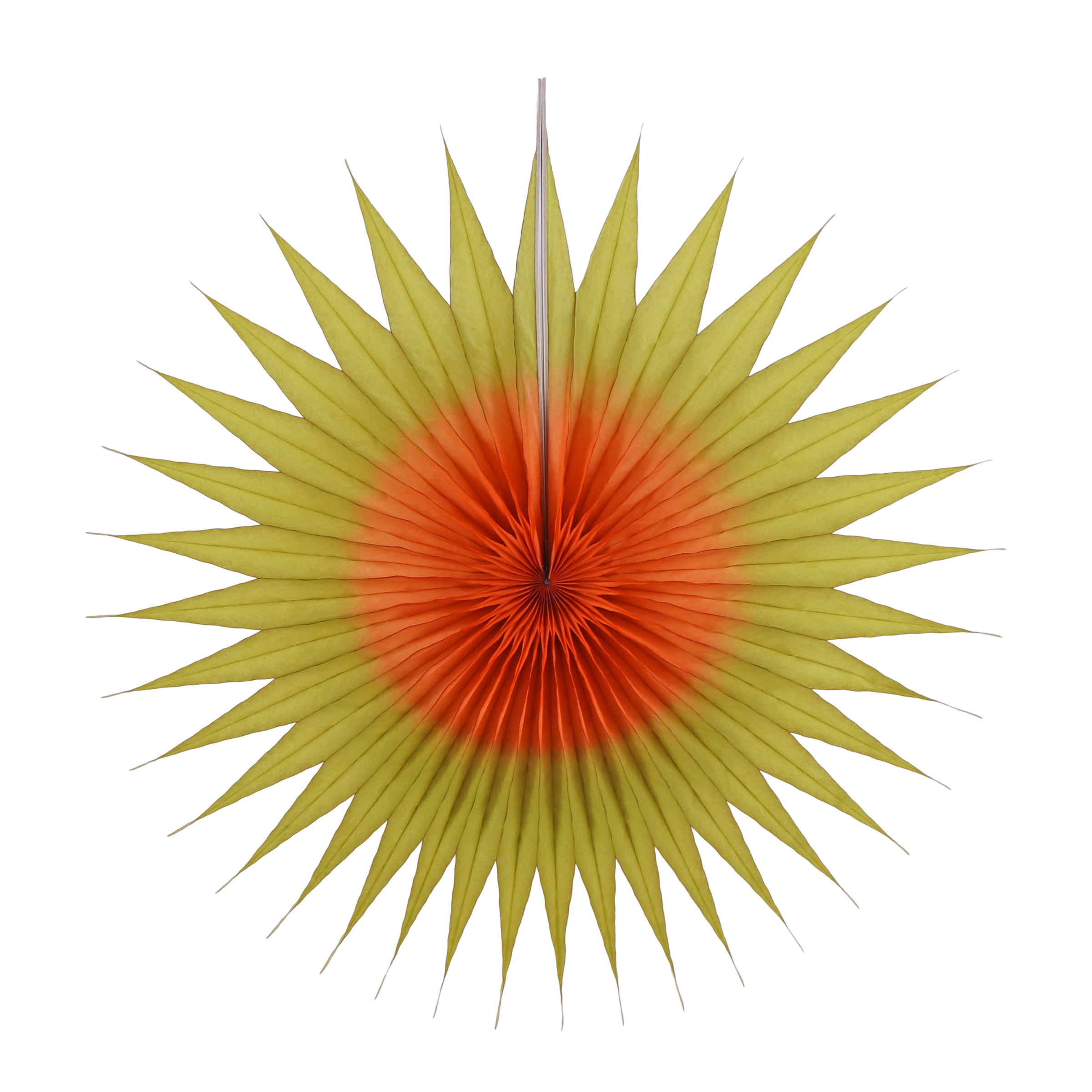 Pointed Two-Tone Fan 40cm