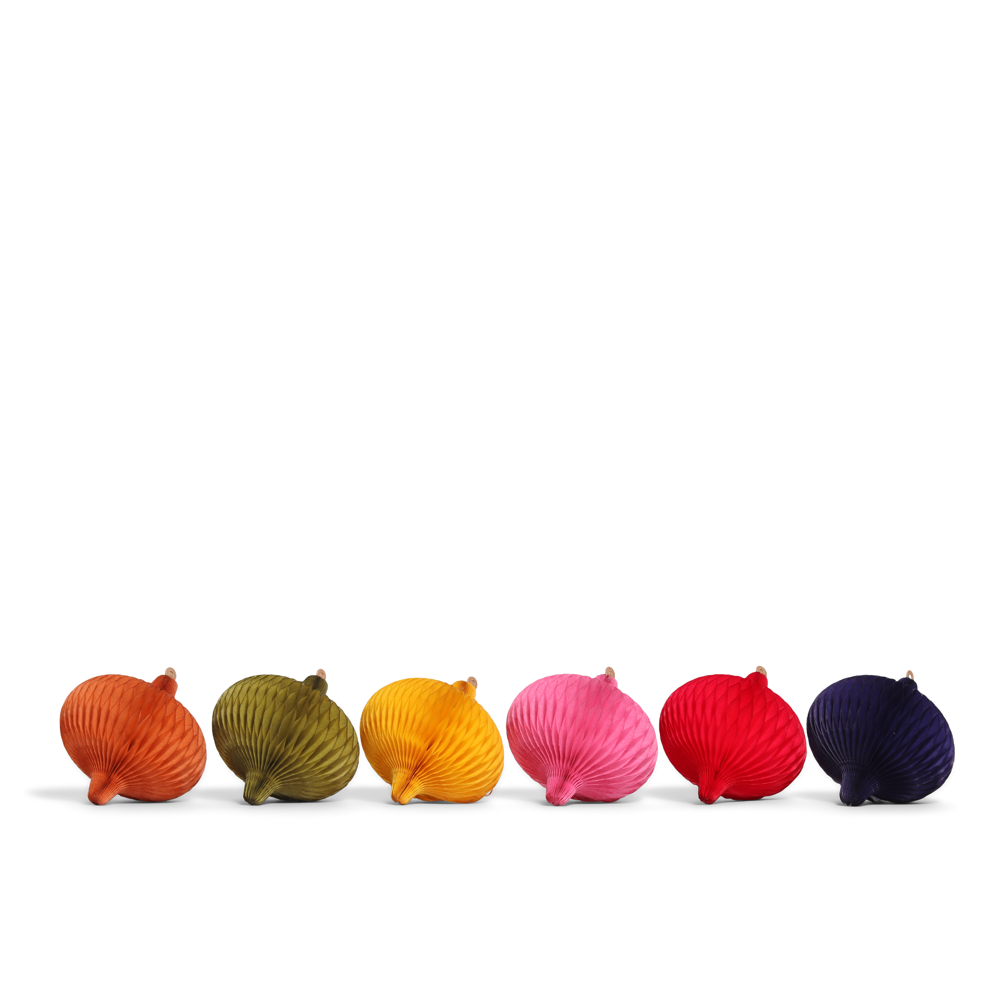 Honeycomb Onion 8cm Festive Set of 6