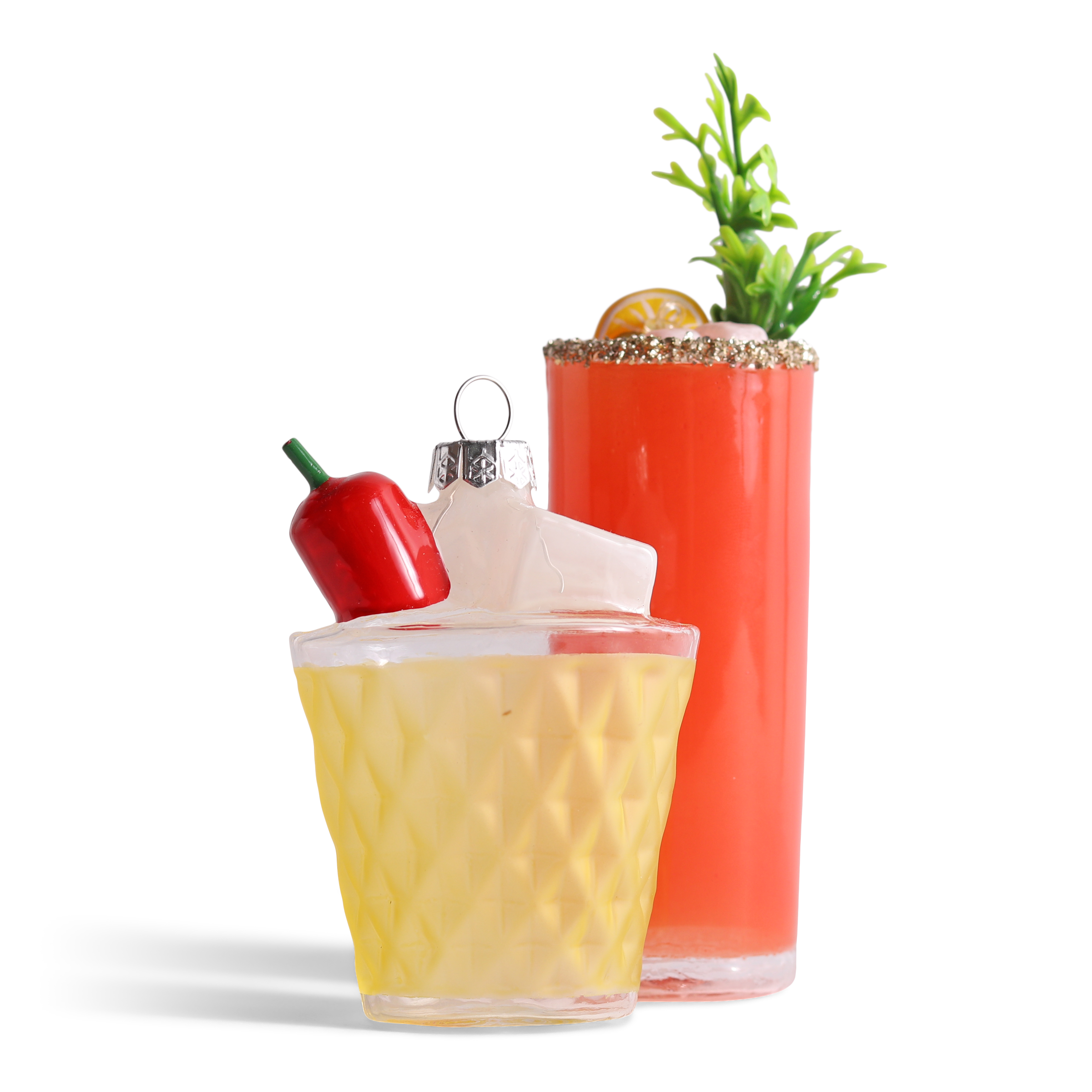 Bloody Mary Glass Decoration, 10cm