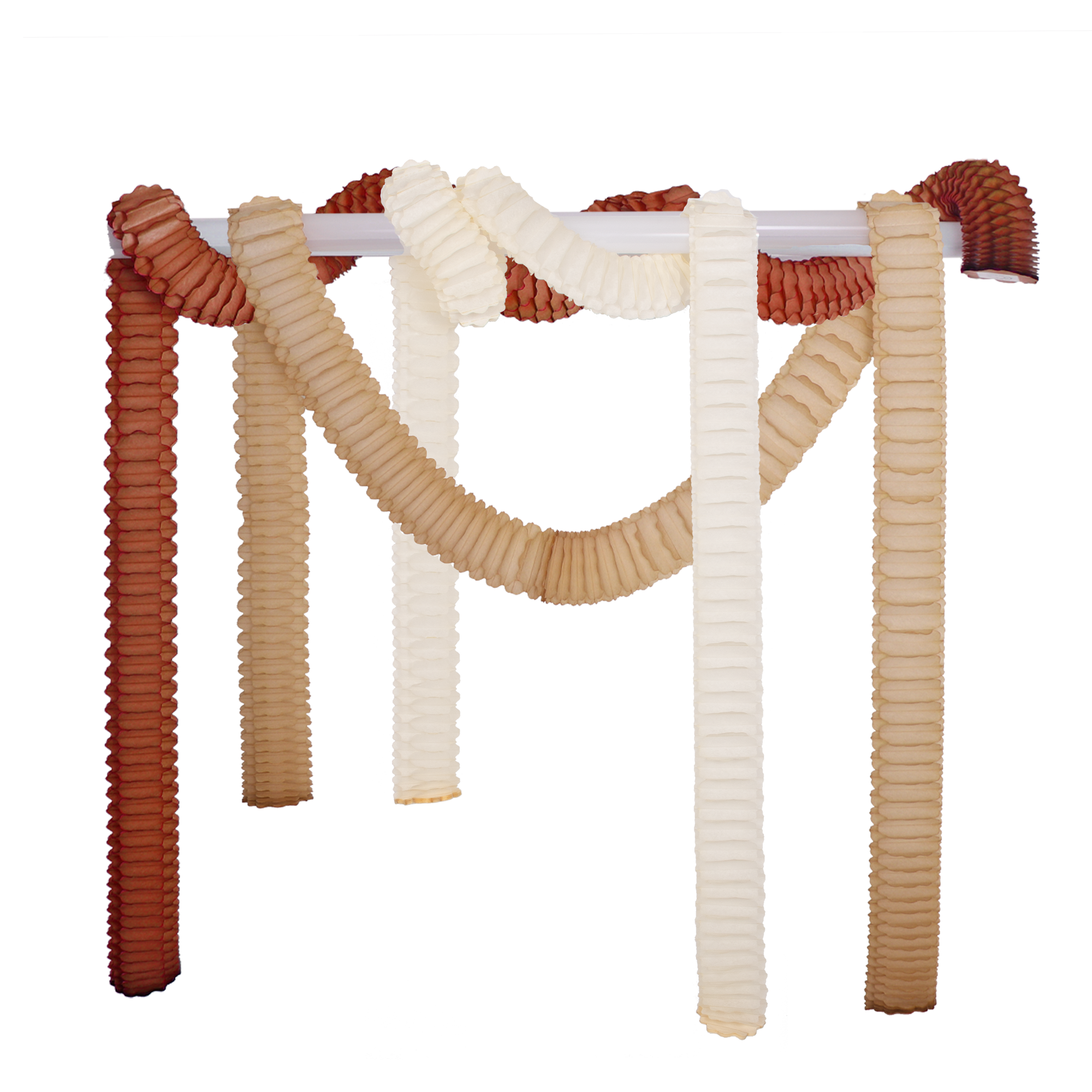 Streamer Garland 2m, Natural Trio