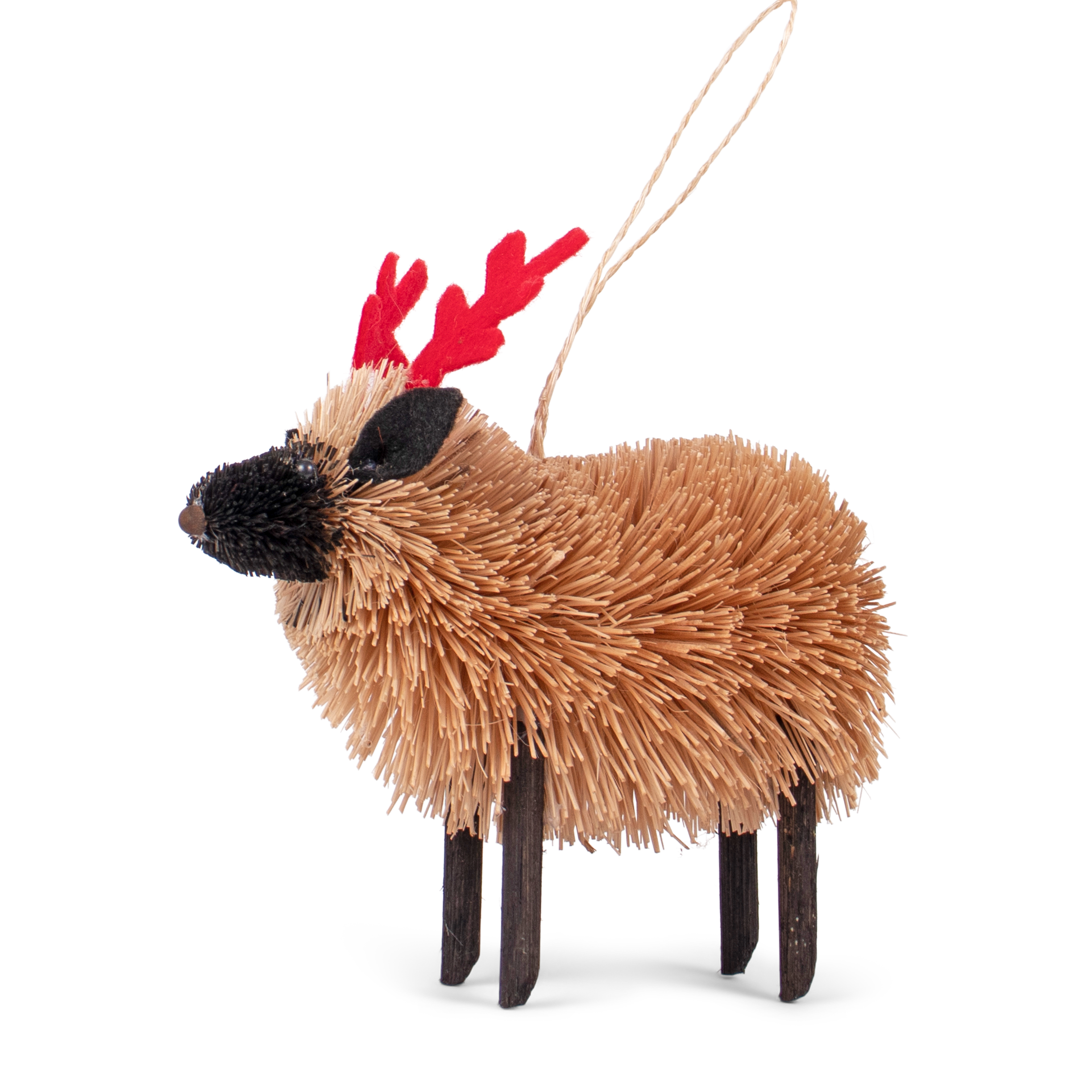 Bristle Sheep Decoration, 10cm