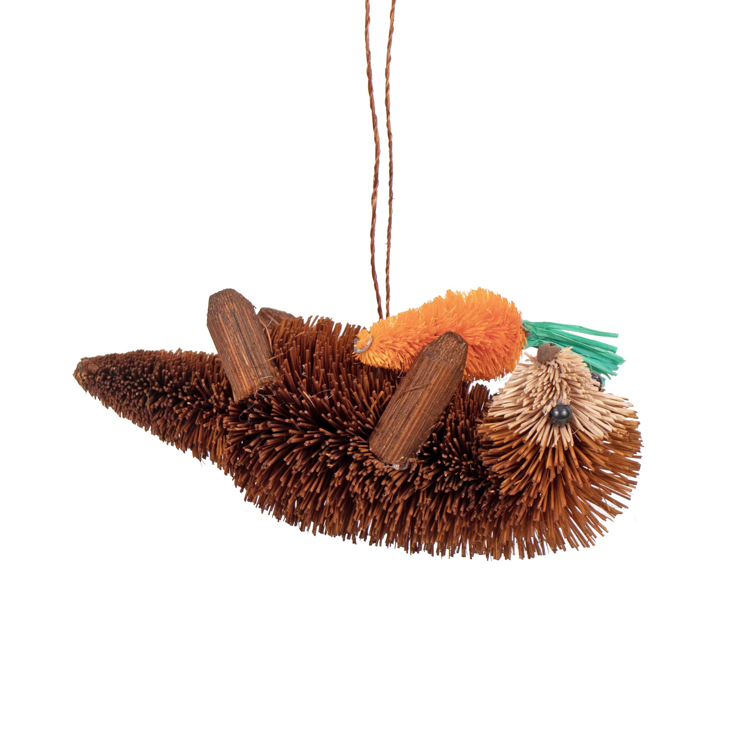 Bristle Otter Decoration, 14cm