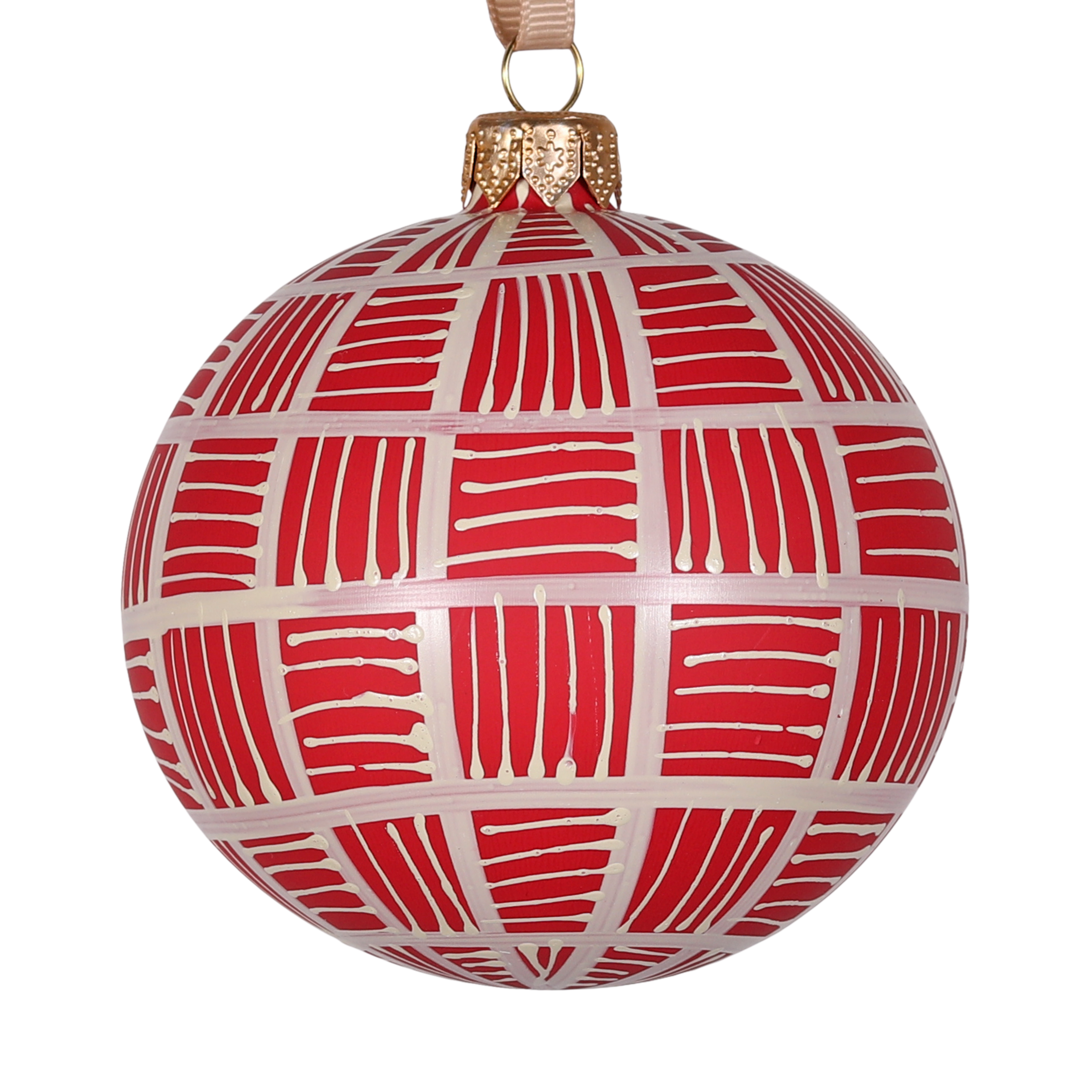 Lines Glass Bauble