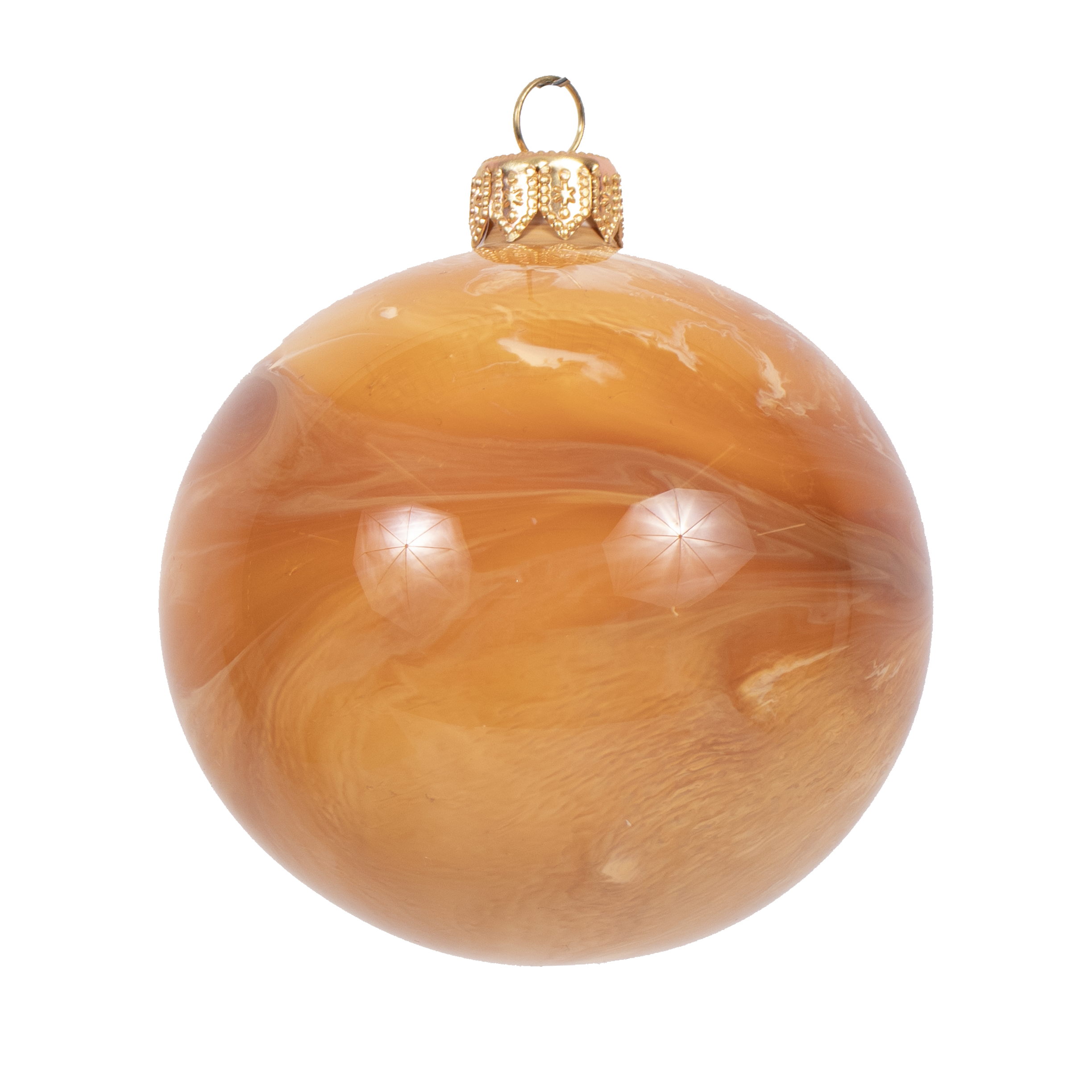 Molten Glass Bauble, 8cm