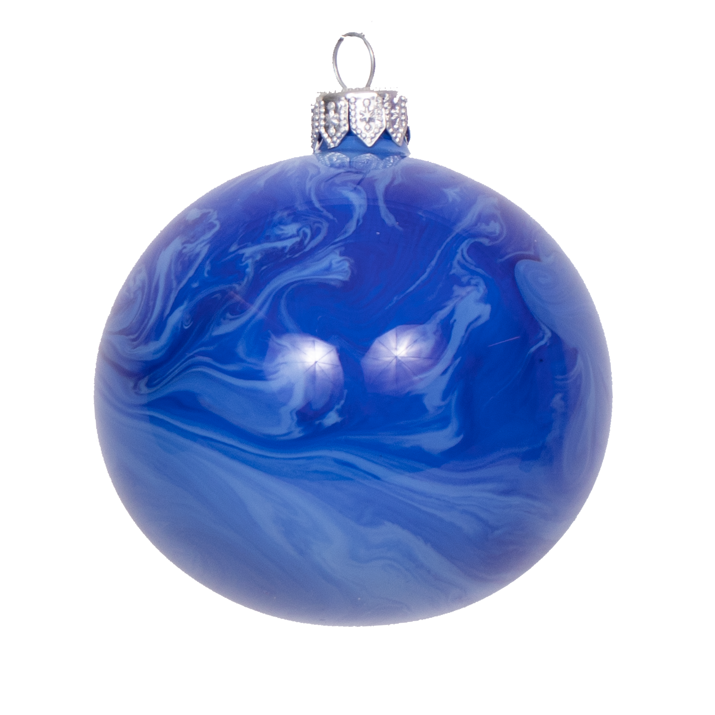Molten Glass Bauble, 8cm