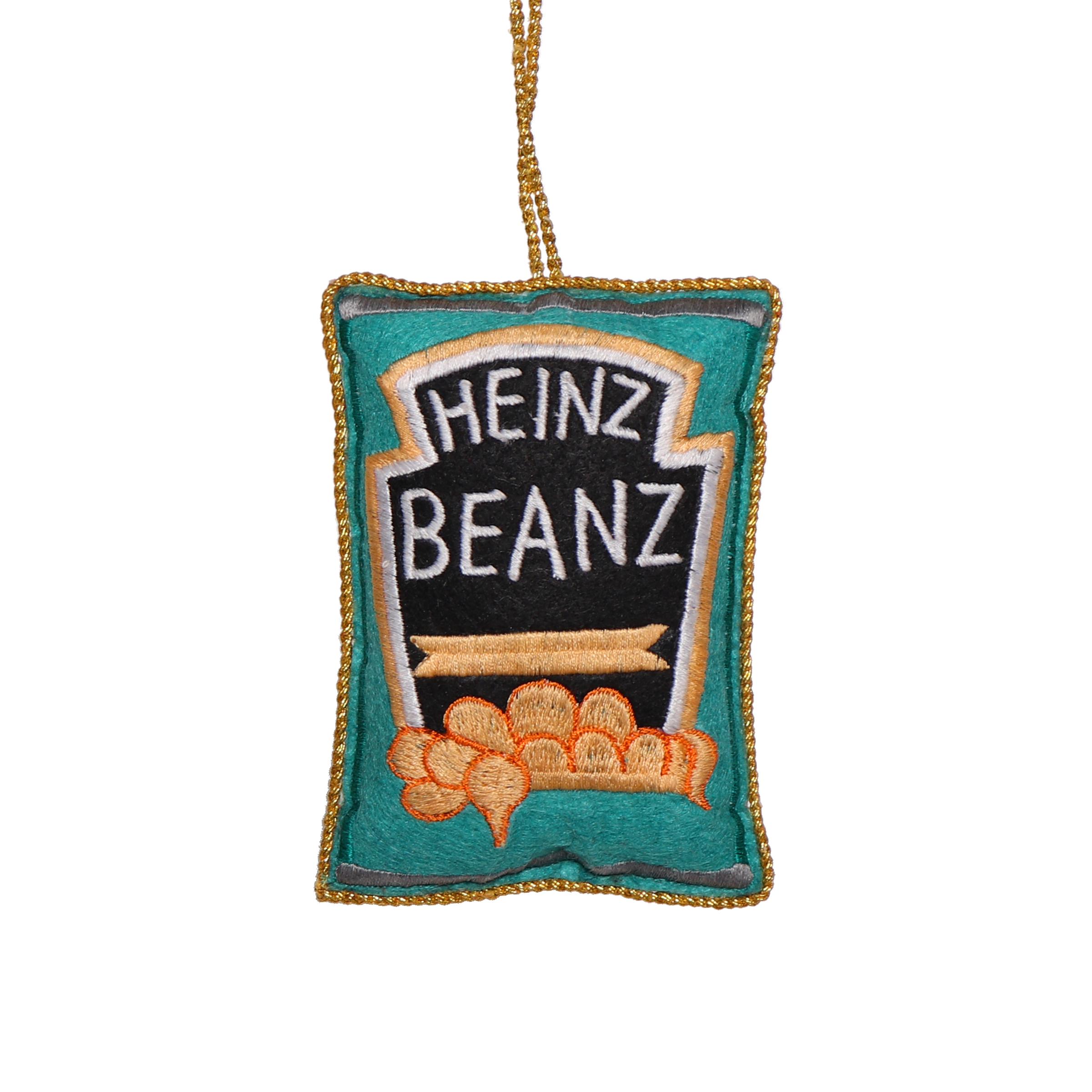 Heinz Beanz Embroidered Decoration, 10cm