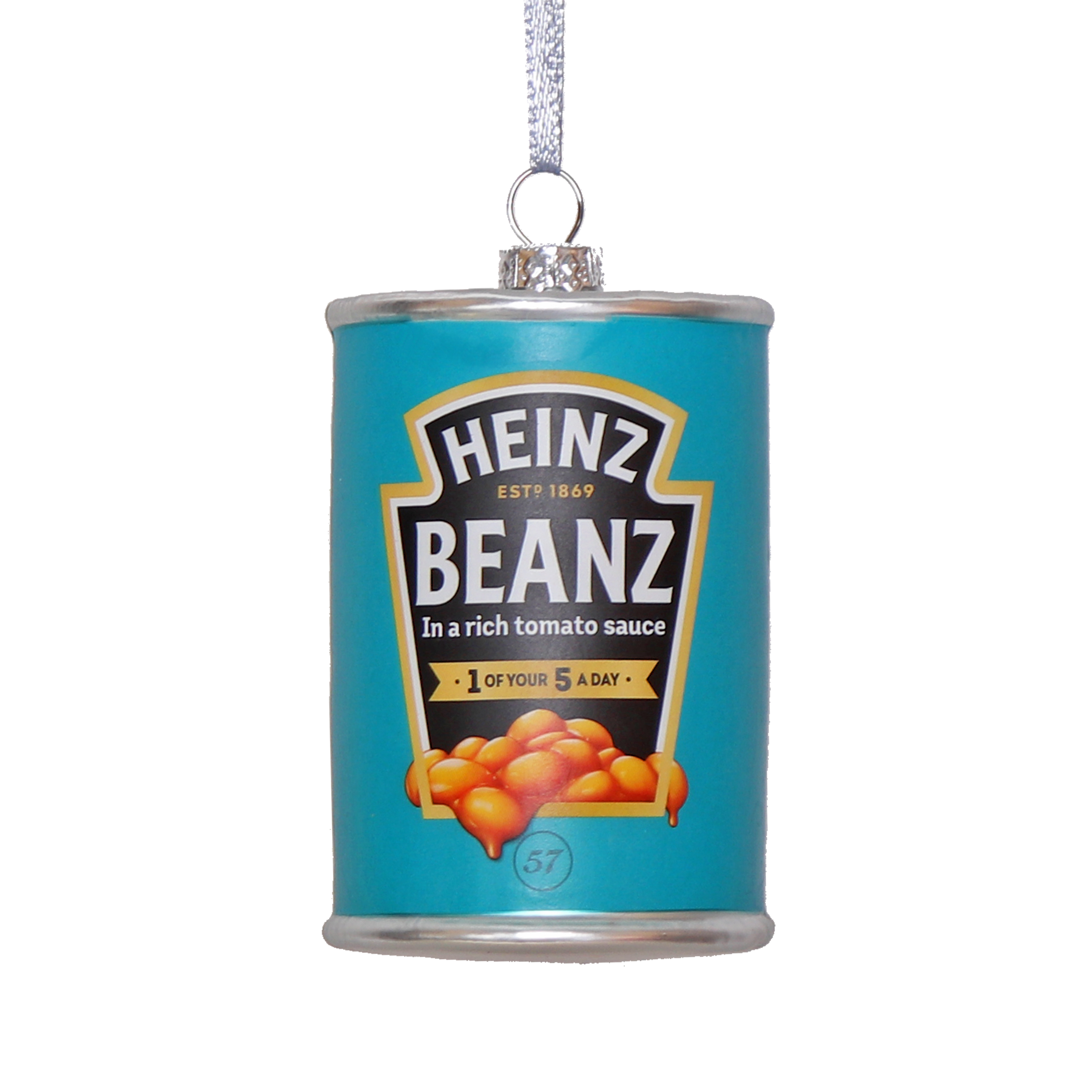 HEINZ Beanz Glass Decoration, 8cm