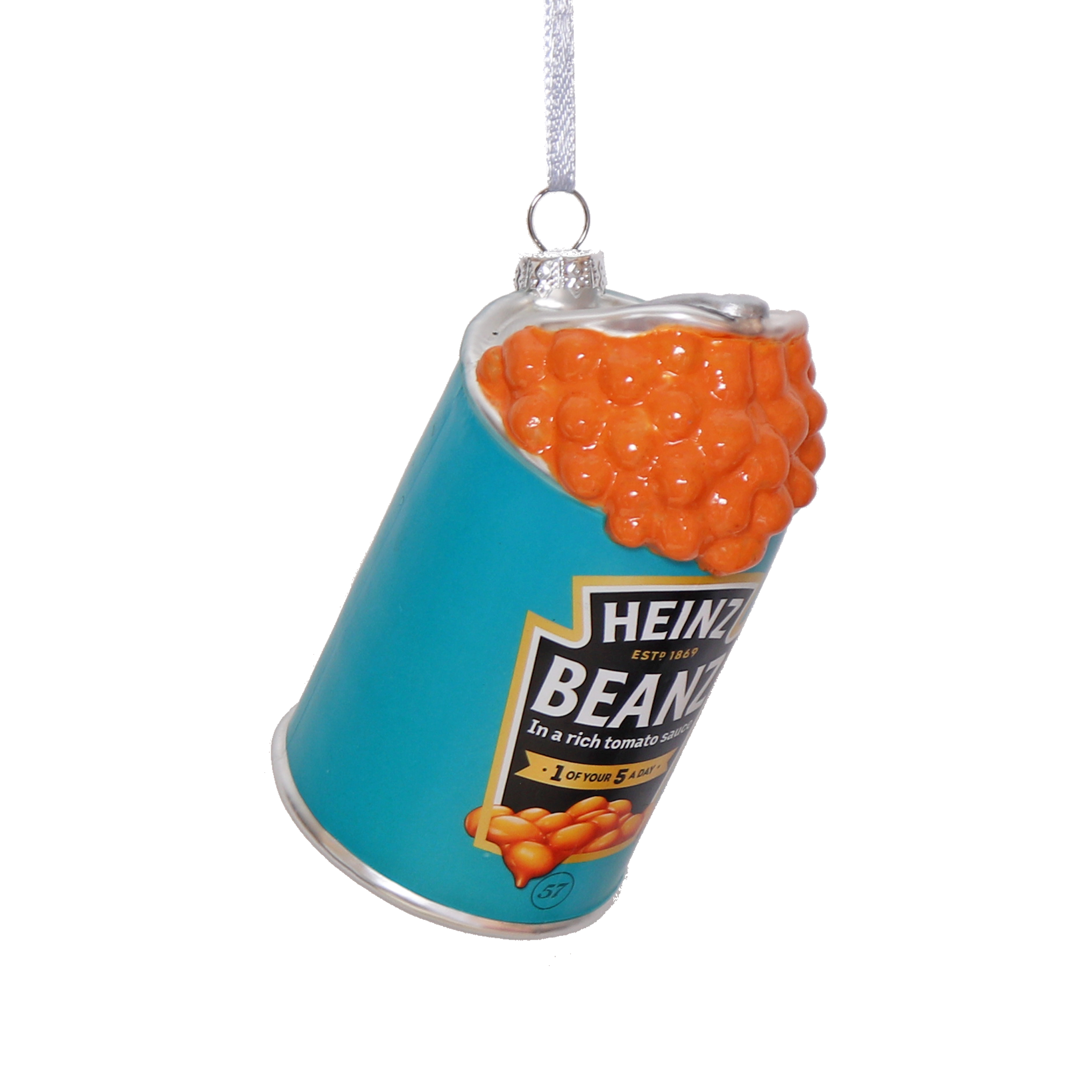 HEINZ Beanz Spill Glass Decoration, 10cm