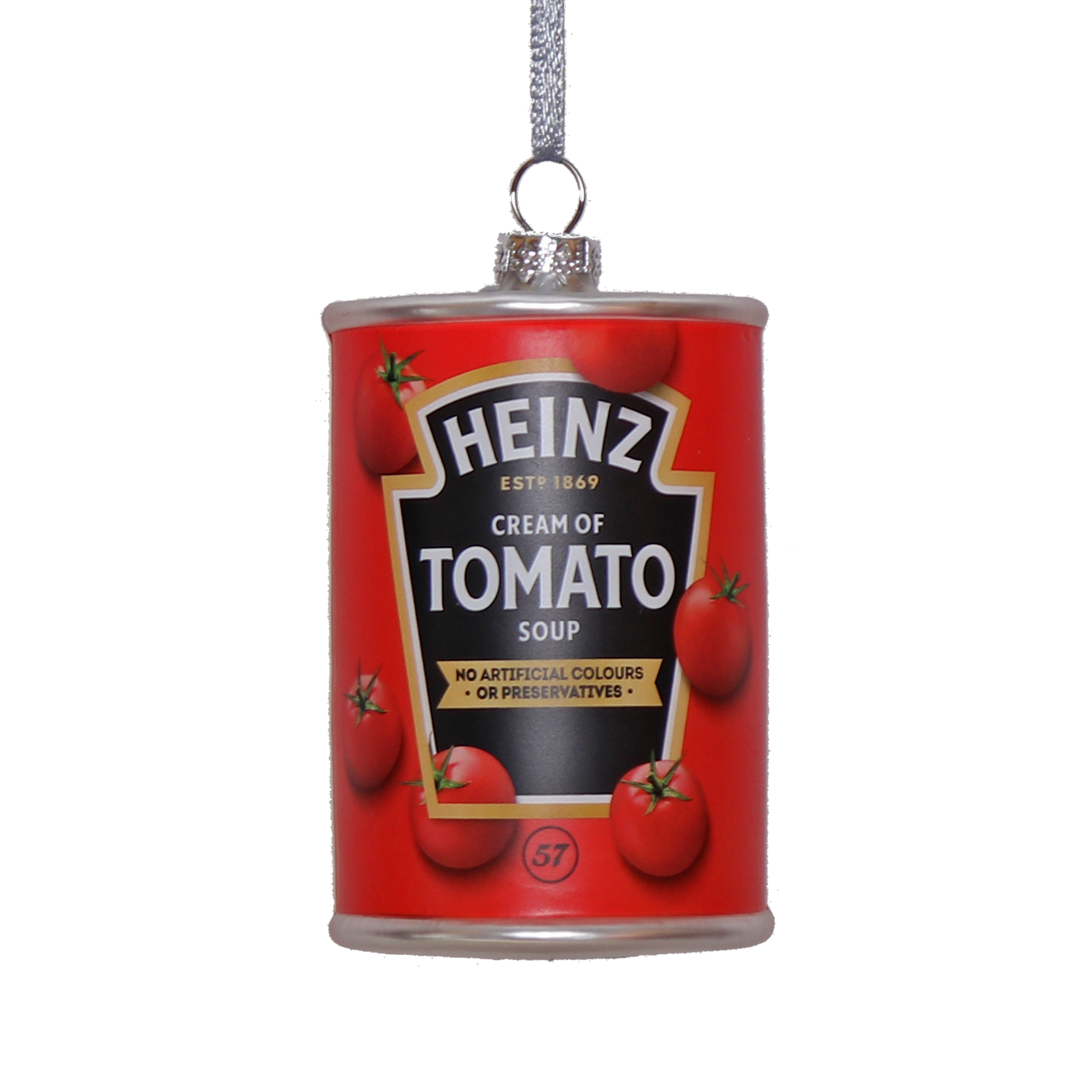 HEINZ Tomato Soup Glass Decoration, 8cm