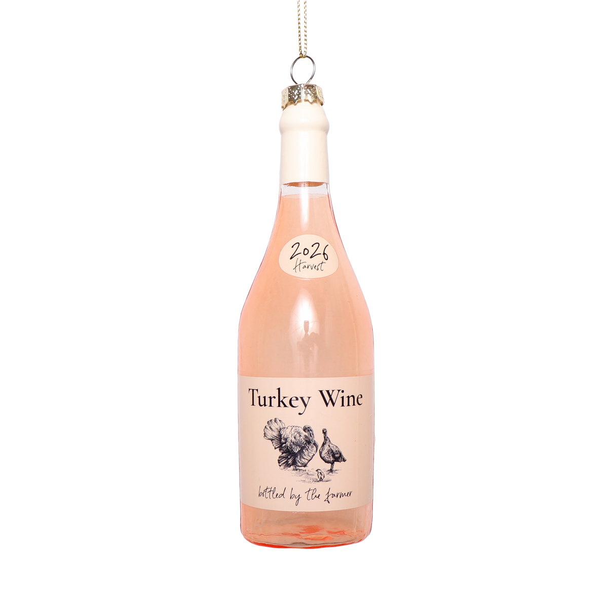 Turkey Wine Glass Decoration