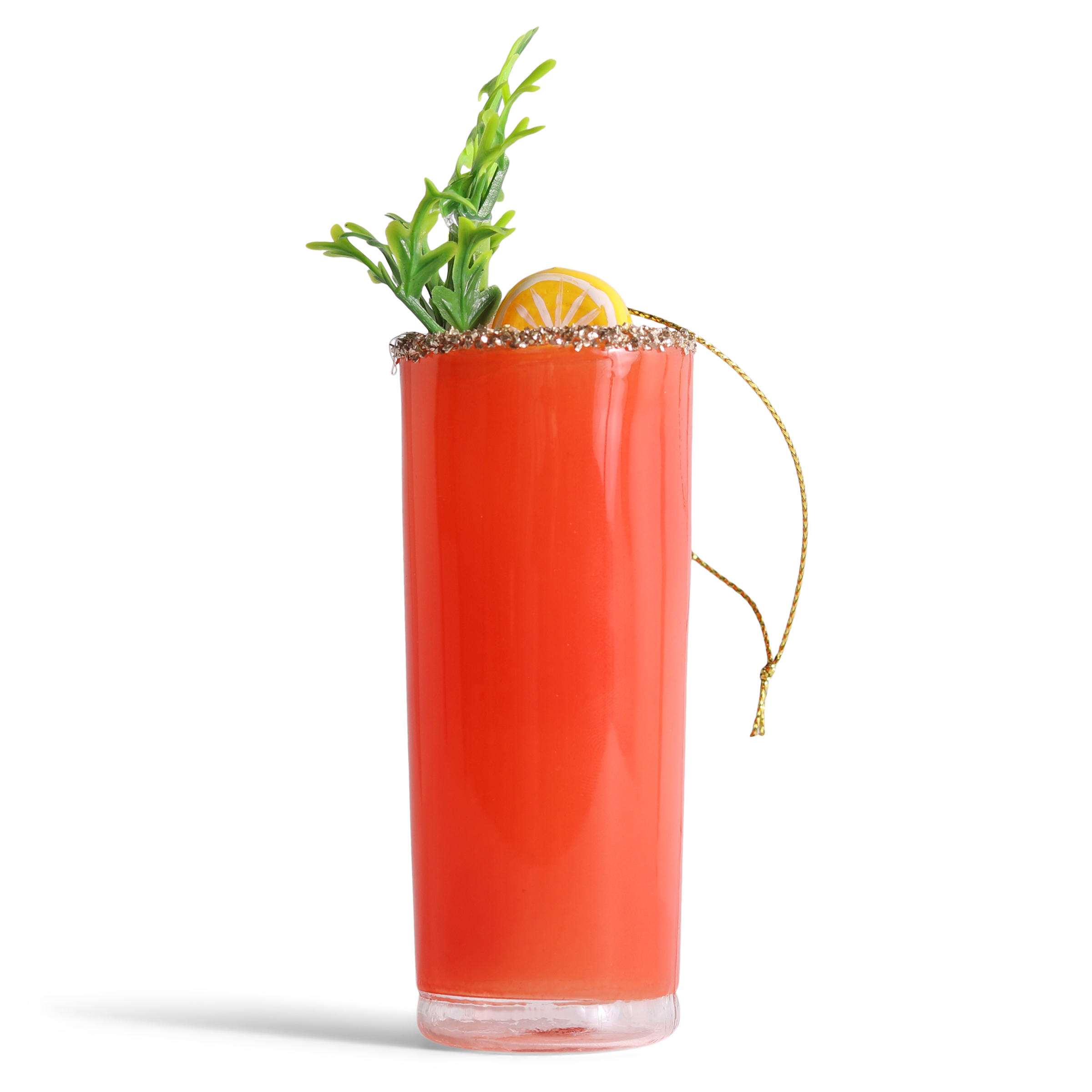 Bloody Mary Glass Decoration, 10cm