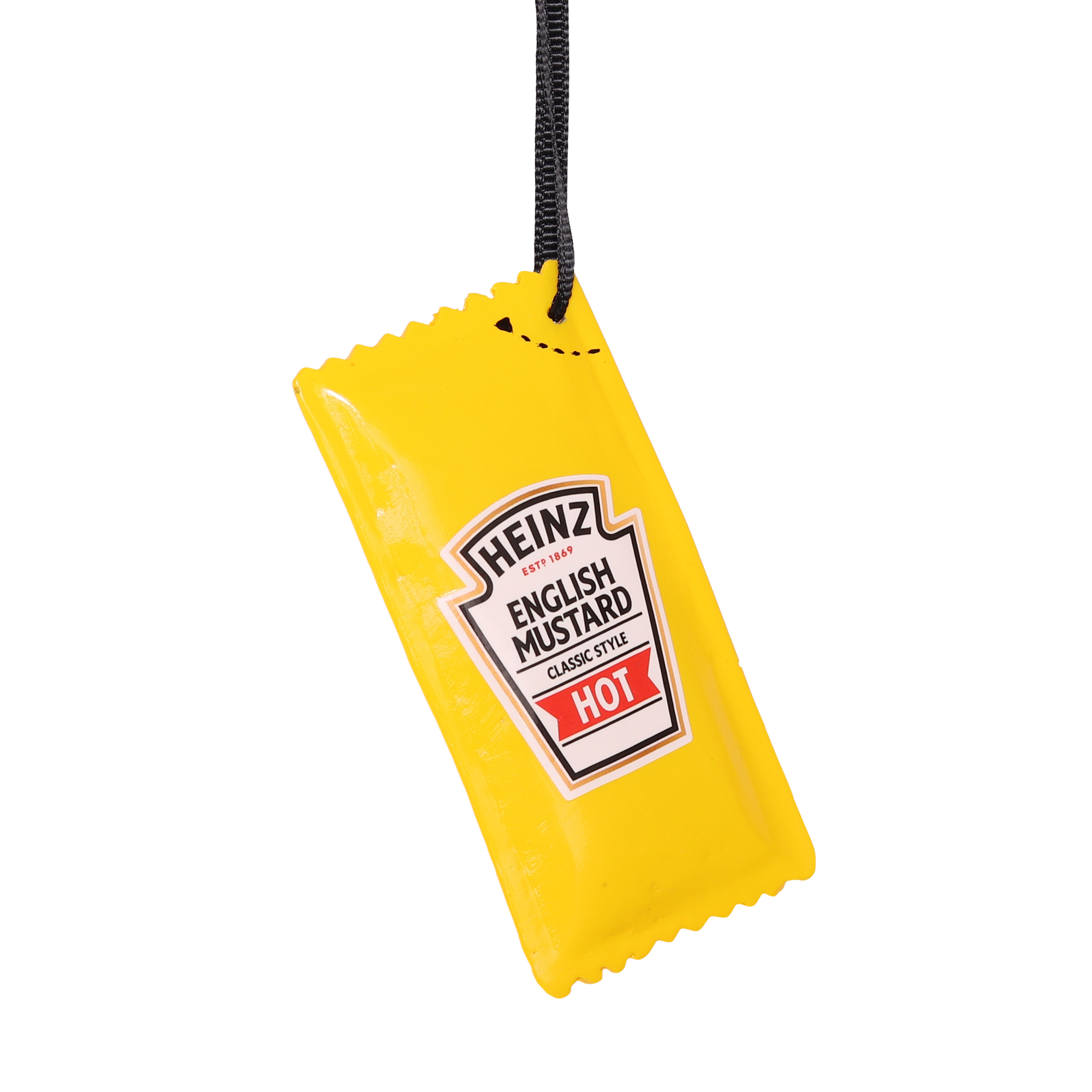 HEINZ Mustard Sachet Resin Decoration, 8cm