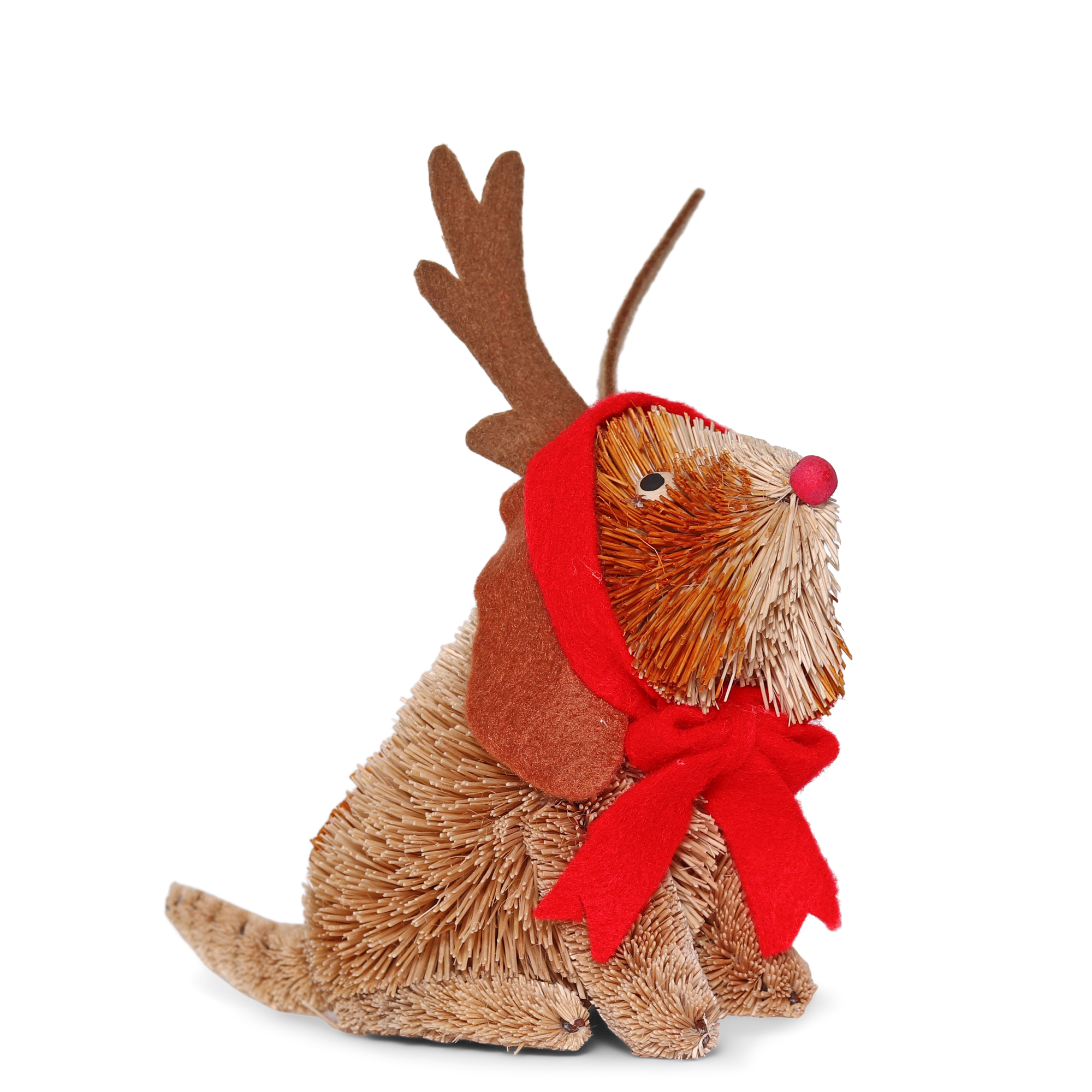 Bristle Basset Hound Decoration, 13cm