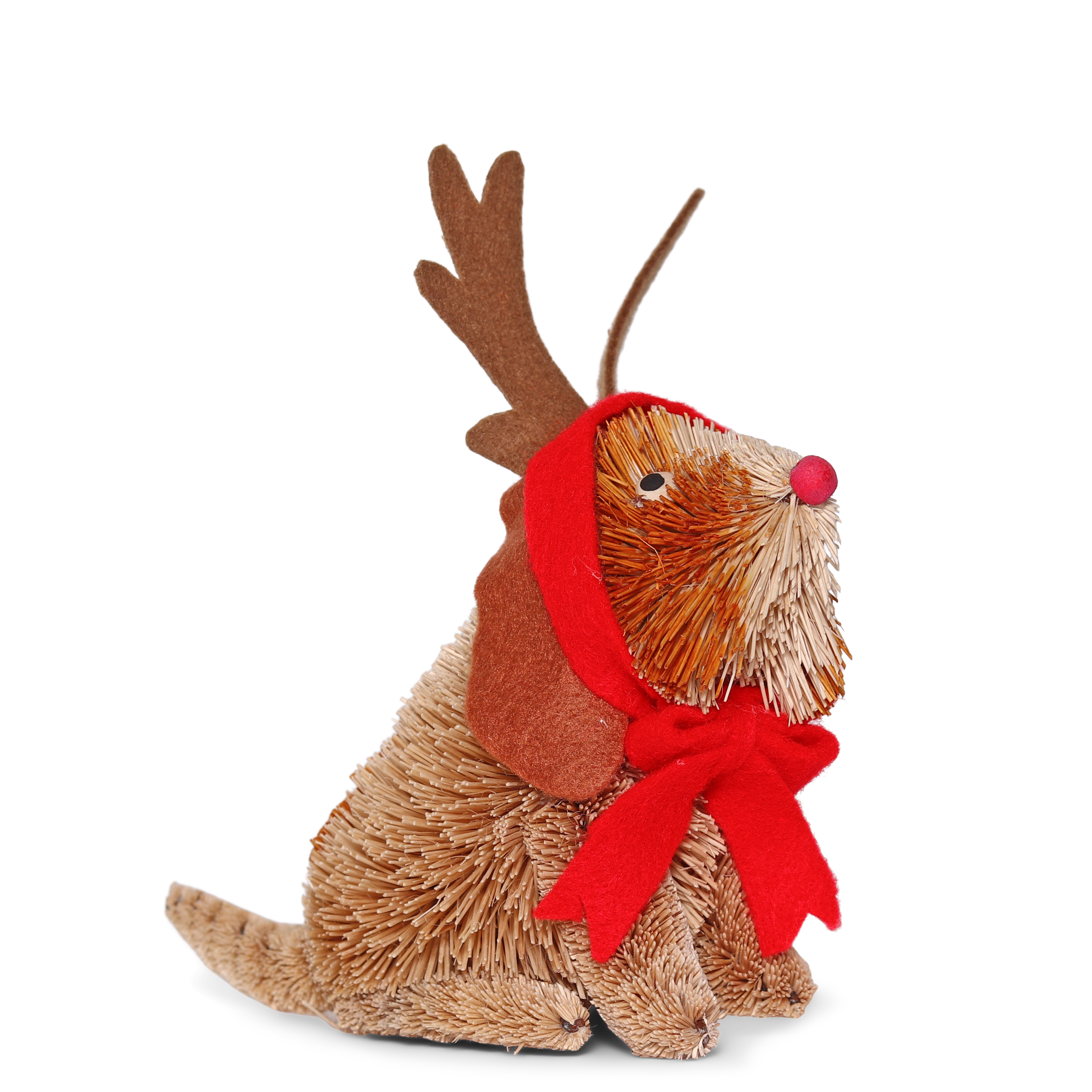 Bristle Basset Hound Decoration, 13cm
