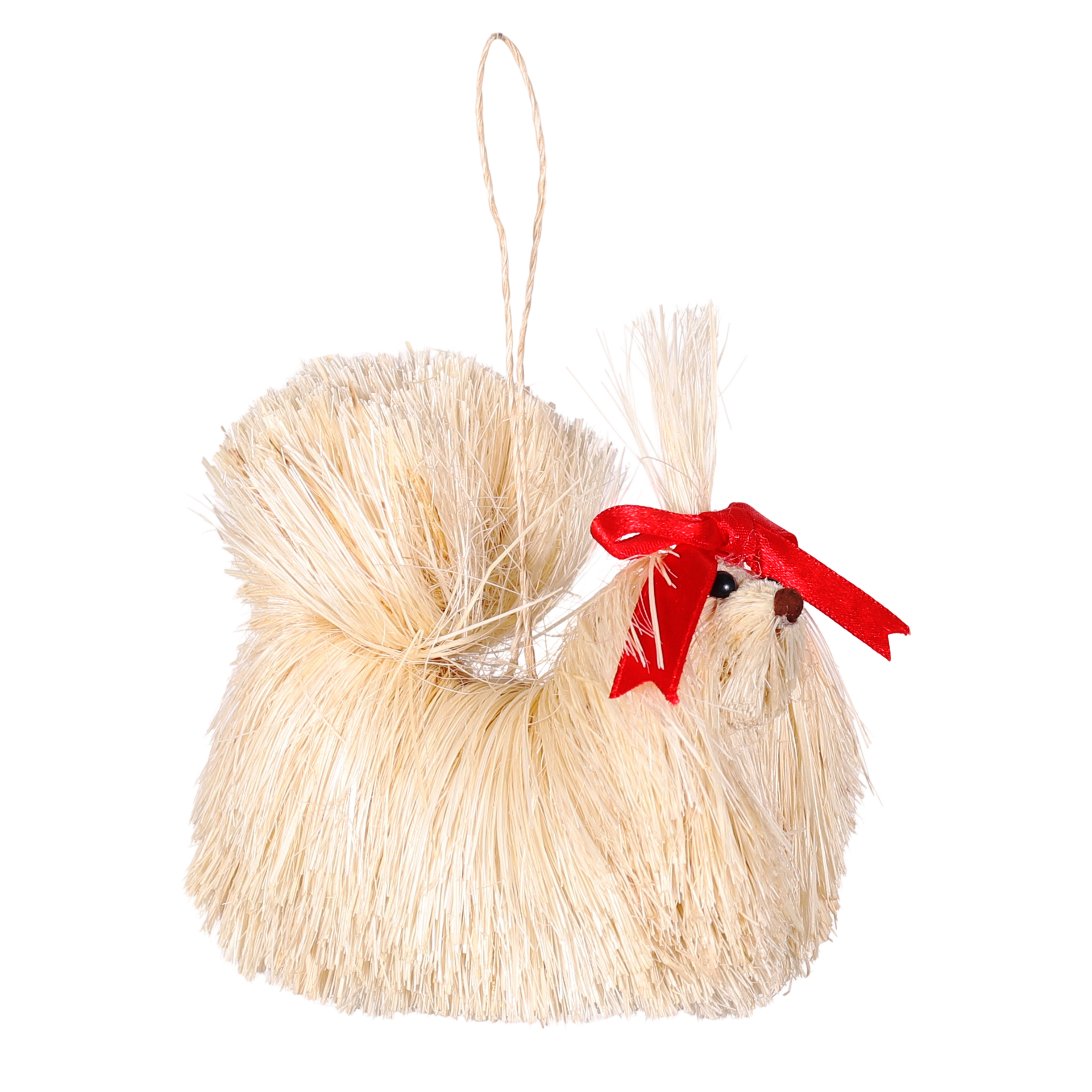 Bristle Maltese Decoration, 10cm