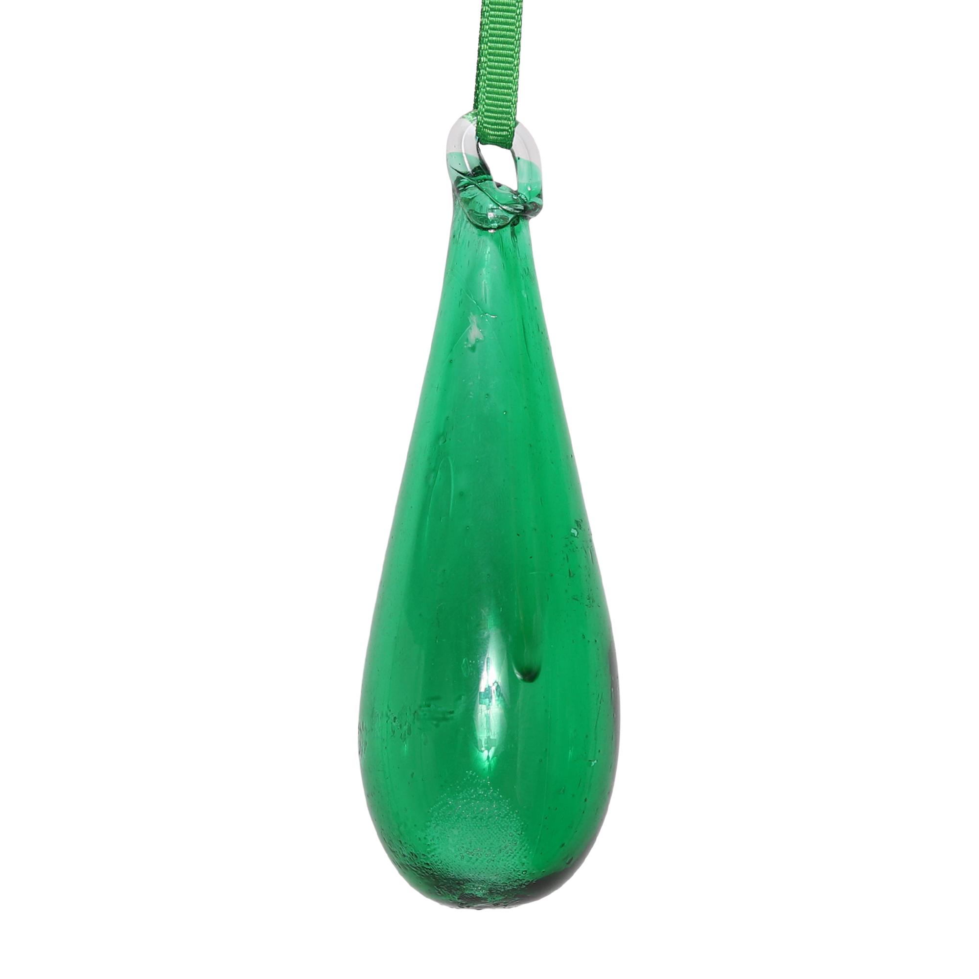 Organic Glass Droplet 10cm, Green