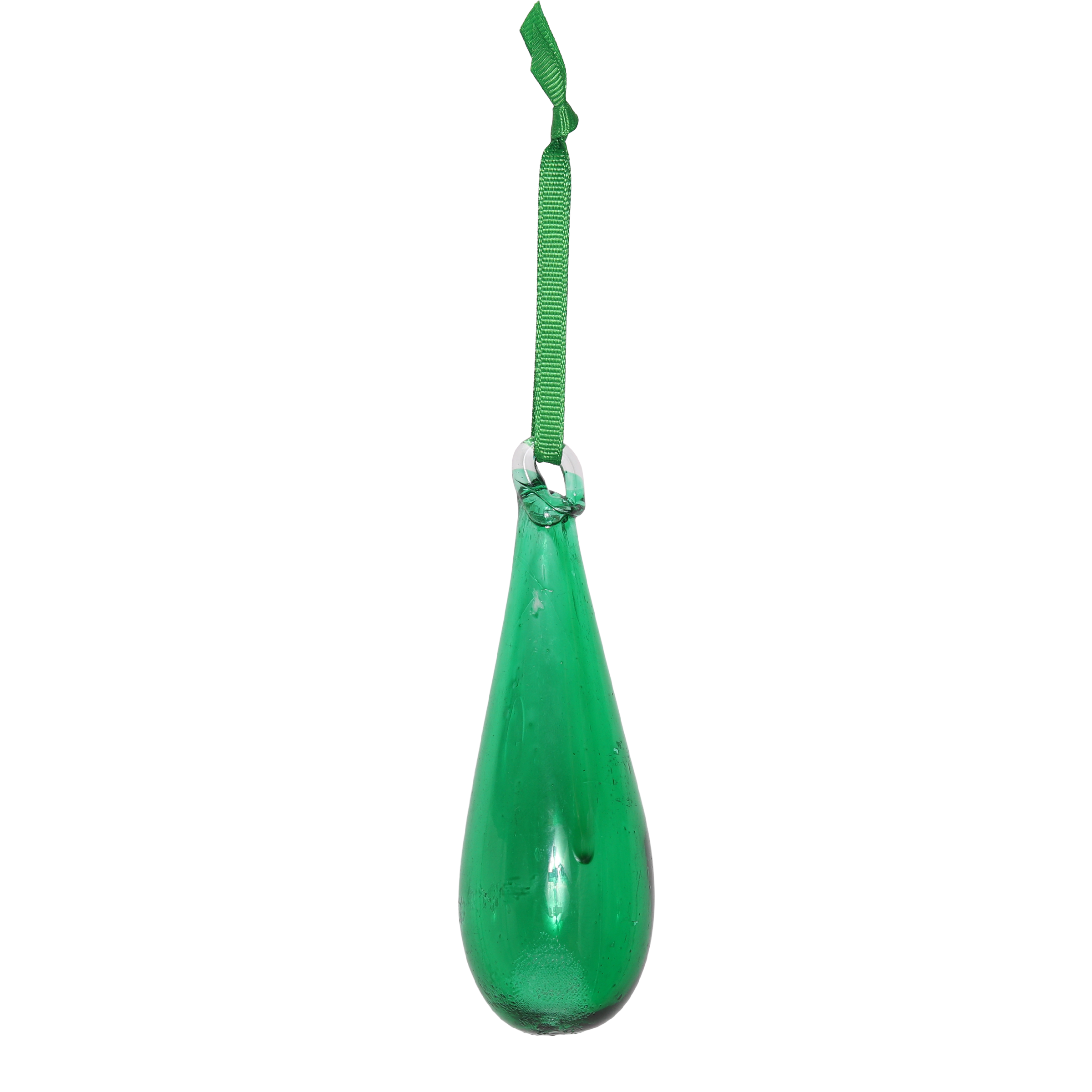 Organic Glass Droplet 10cm, Green