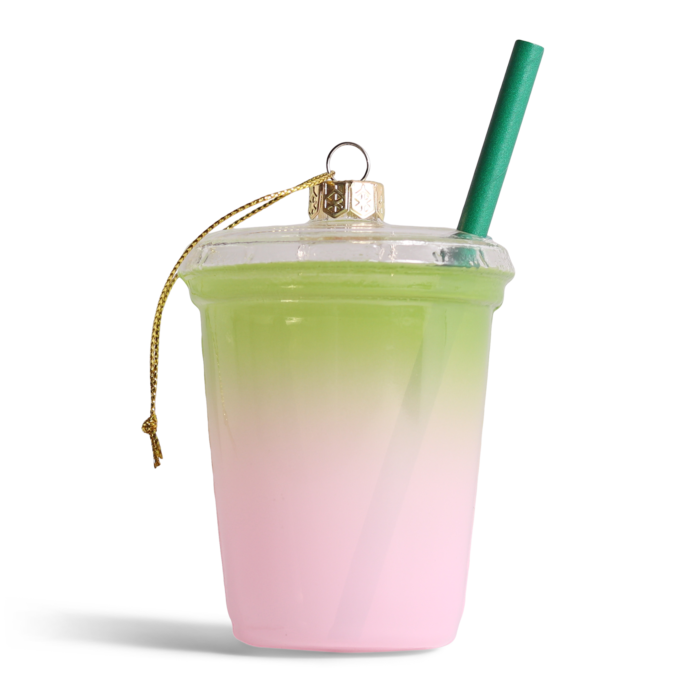 Matcha Blueberry Glass Decoration, 12cm
